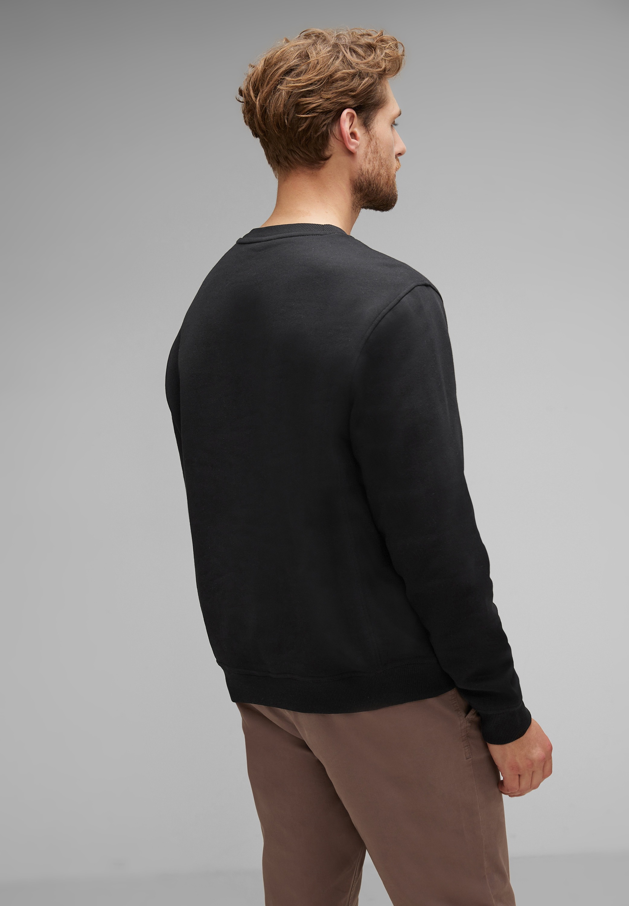 STREET ONE MEN Sweatshirt, Feel Good Fit