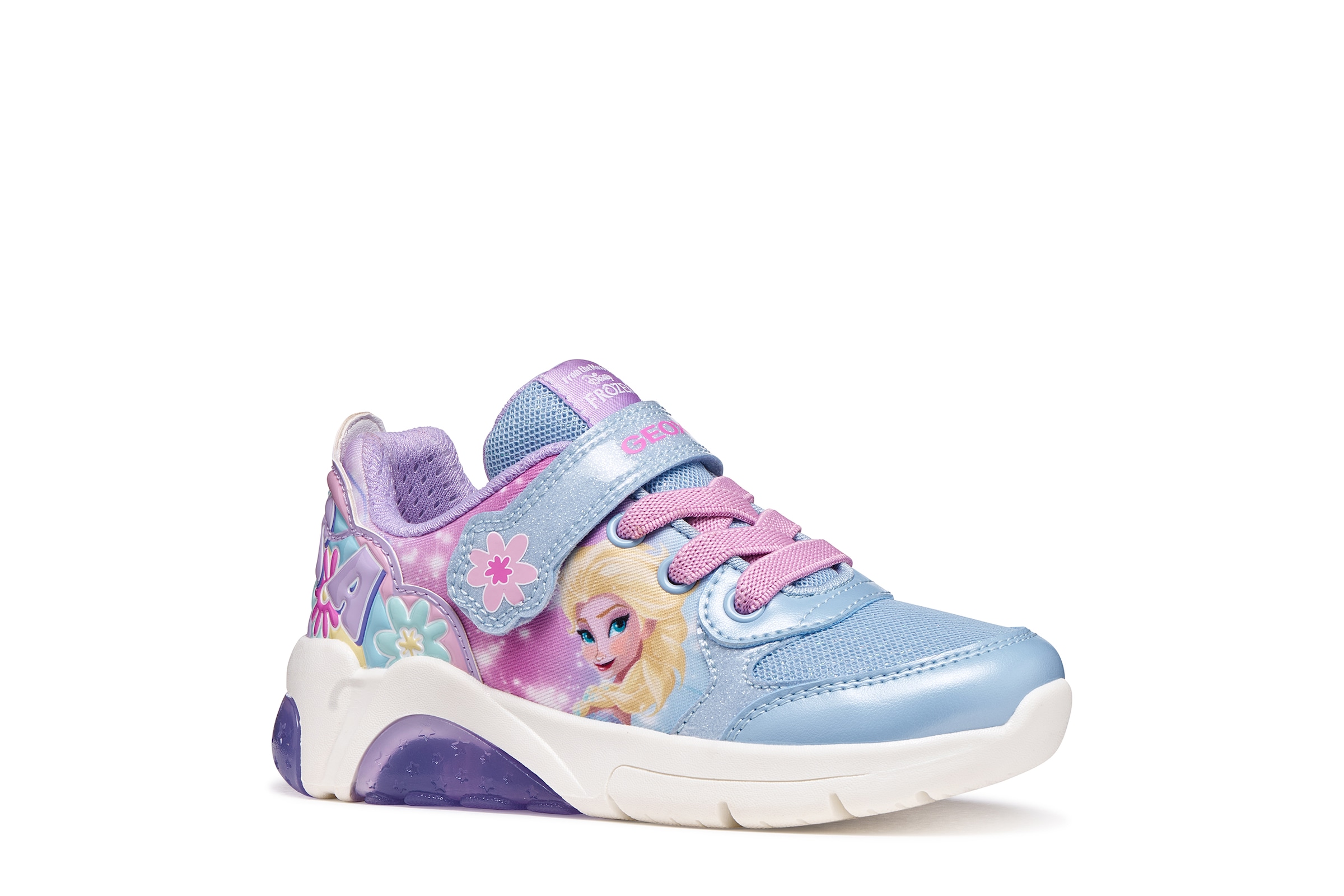 Geox Sneaker "J FADINLIGHT GIRL DISNEY - PRINCESS ELSA FROZEN" Blinkschuh m günstig online kaufen