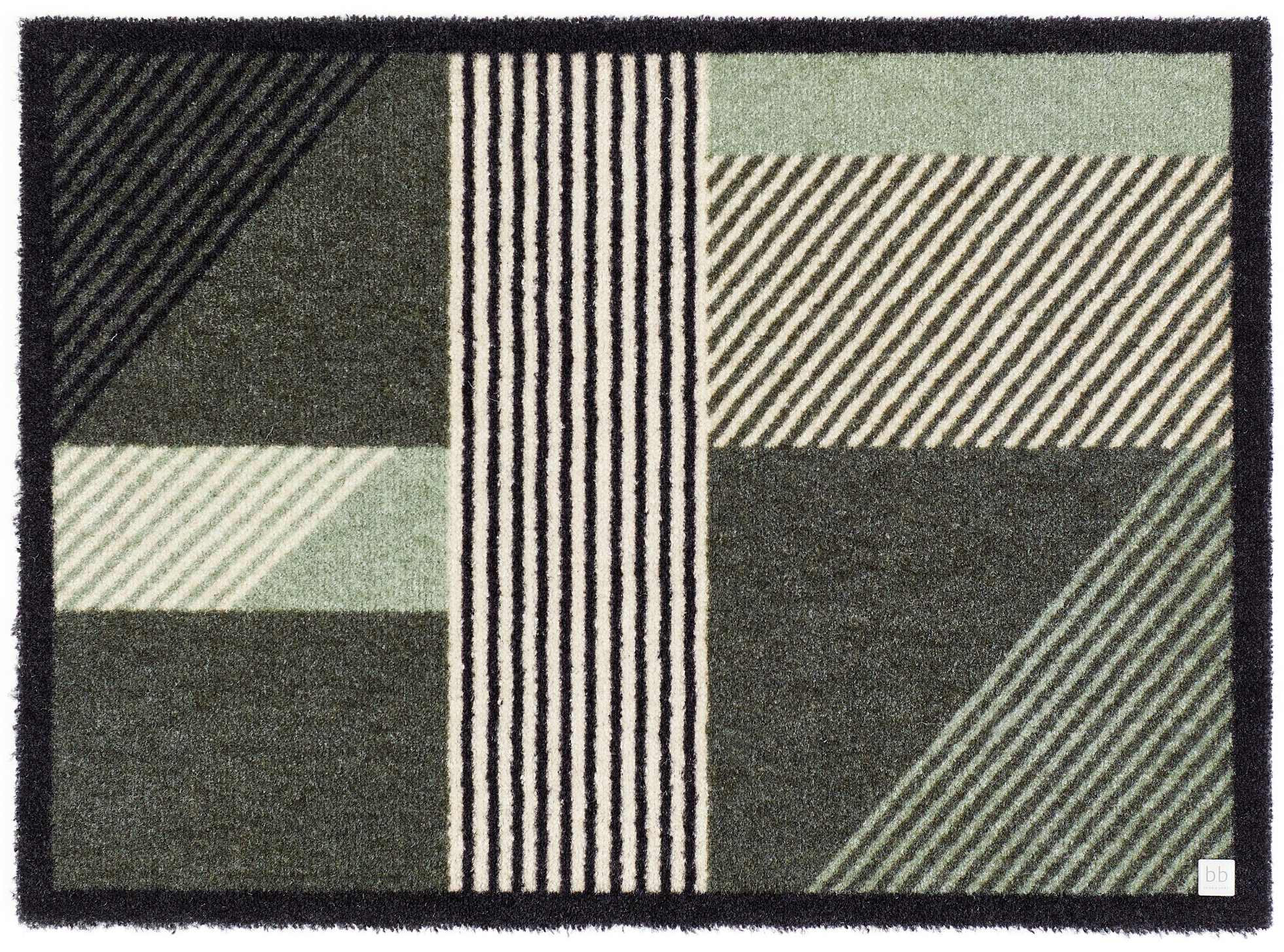 Barbara Becker Fußmatte "Sense, Made in Belgium" rechteckig 7 mm Höhe Schmutzfangmatte, modernes Design, waschbar, auch als Läufer