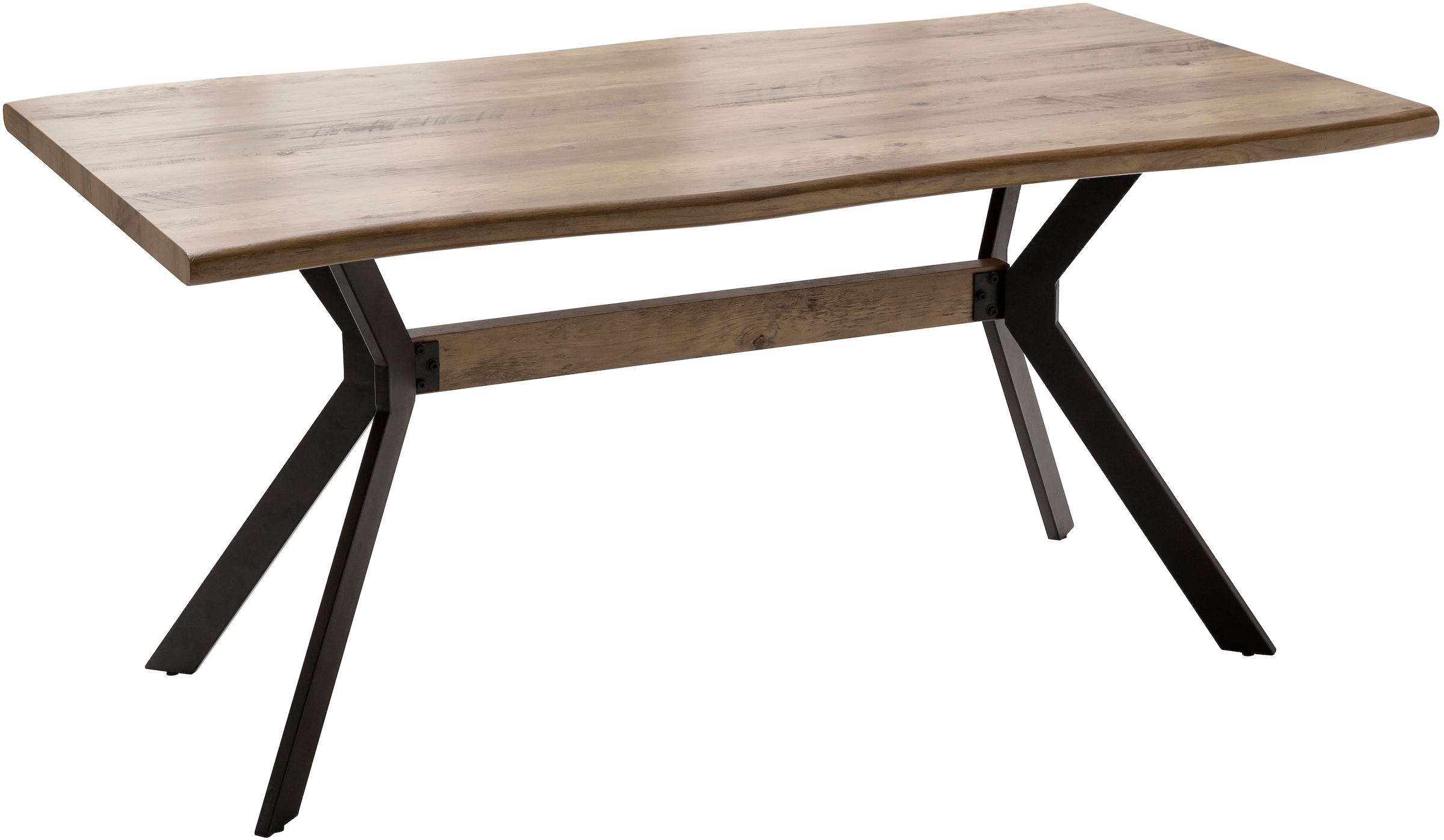 MCA furniture Esstisch "KERALA Vierfußtisch mit Baumkante" 1 Stk. tlg. abge günstig online kaufen