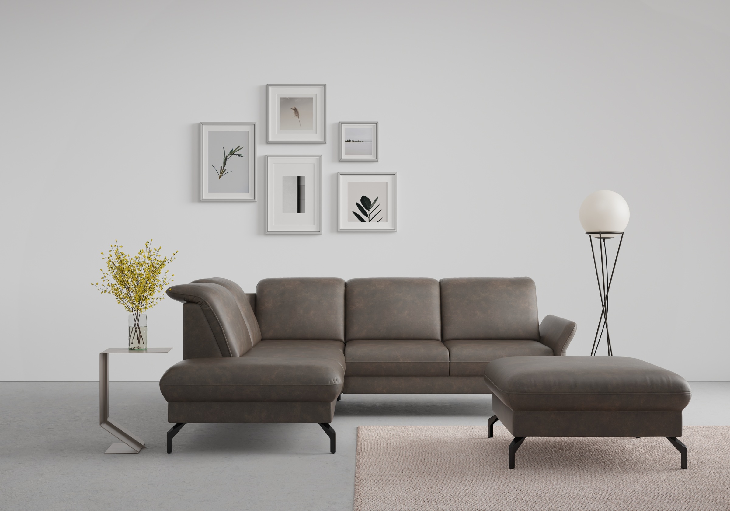 sit&more Ecksofa "Fashion L-Form", wahlweise mit Kopfteilverstellung und Vo günstig online kaufen