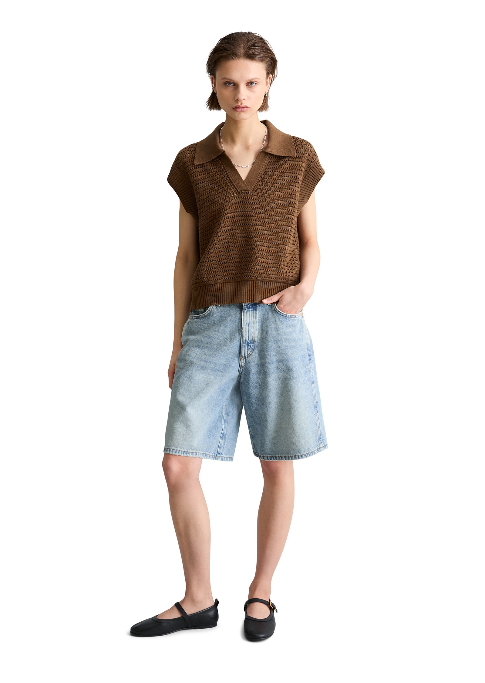 Marc O'Polo DENIM Strickpullover »aus Organic Cotton«