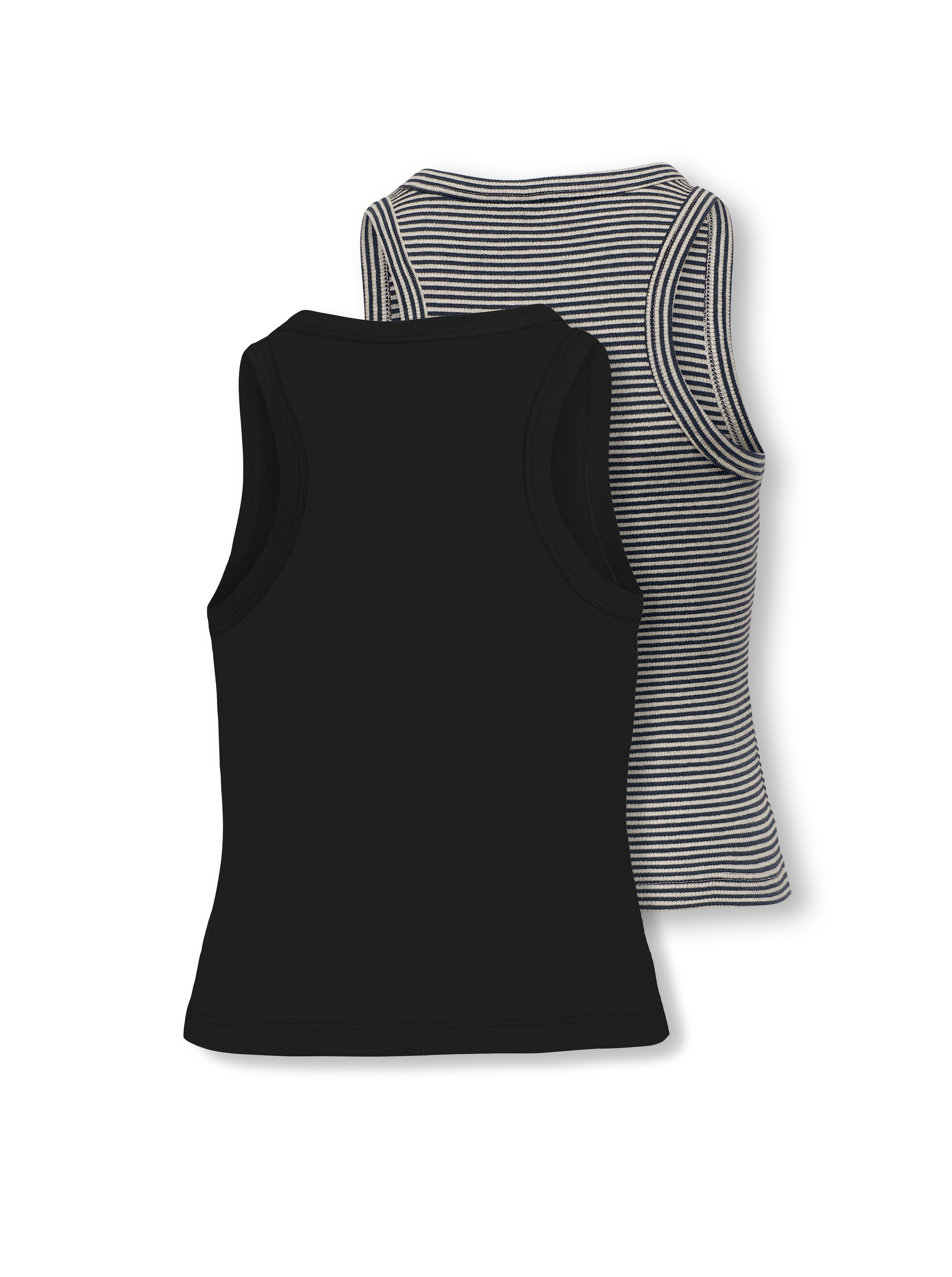KIDS ONLY Rundhalsshirt »KOGJILL LIFE S/L TANK TOP JRS 2-PACK«, (Packung, 2er-Pack)
