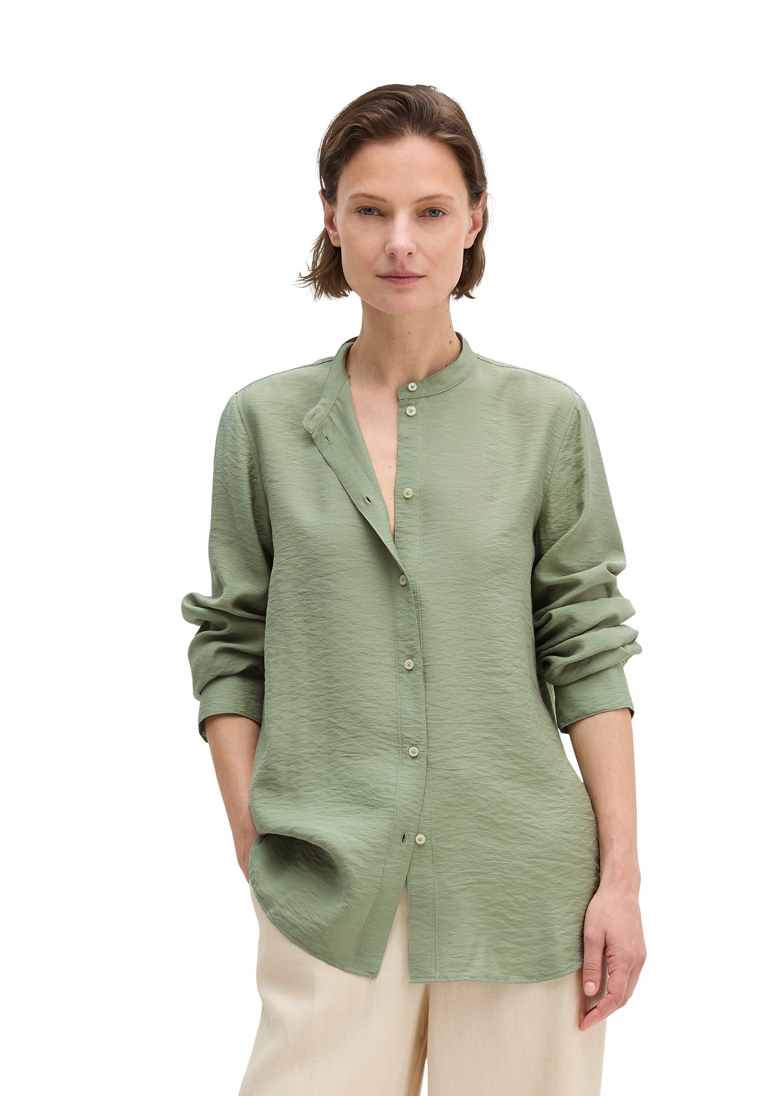 Marc O'Polo Langarmbluse »aus Viskose-Mix«