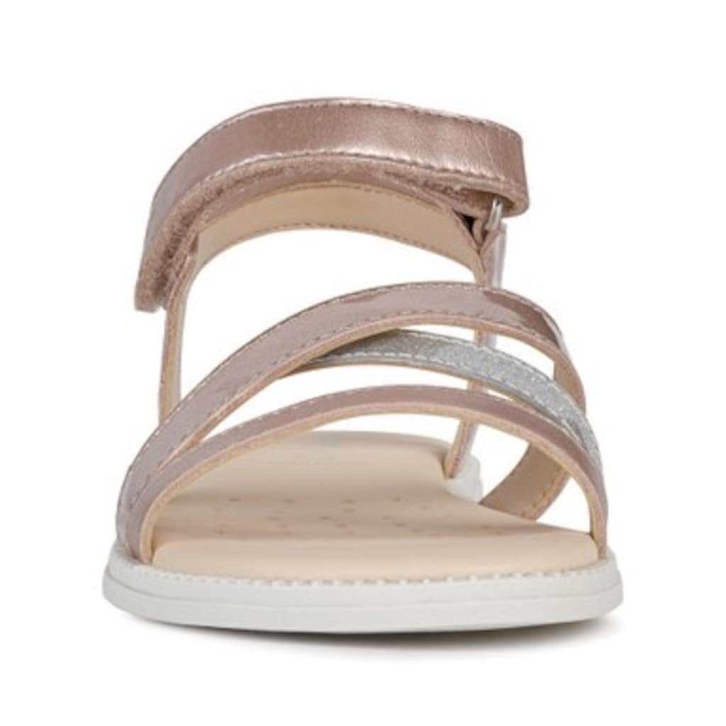 Geox Sandale »J SANDAL KARLY GIRL«, Sommerschuh, Klettschuh, Sandalette, mit Klettverschluss