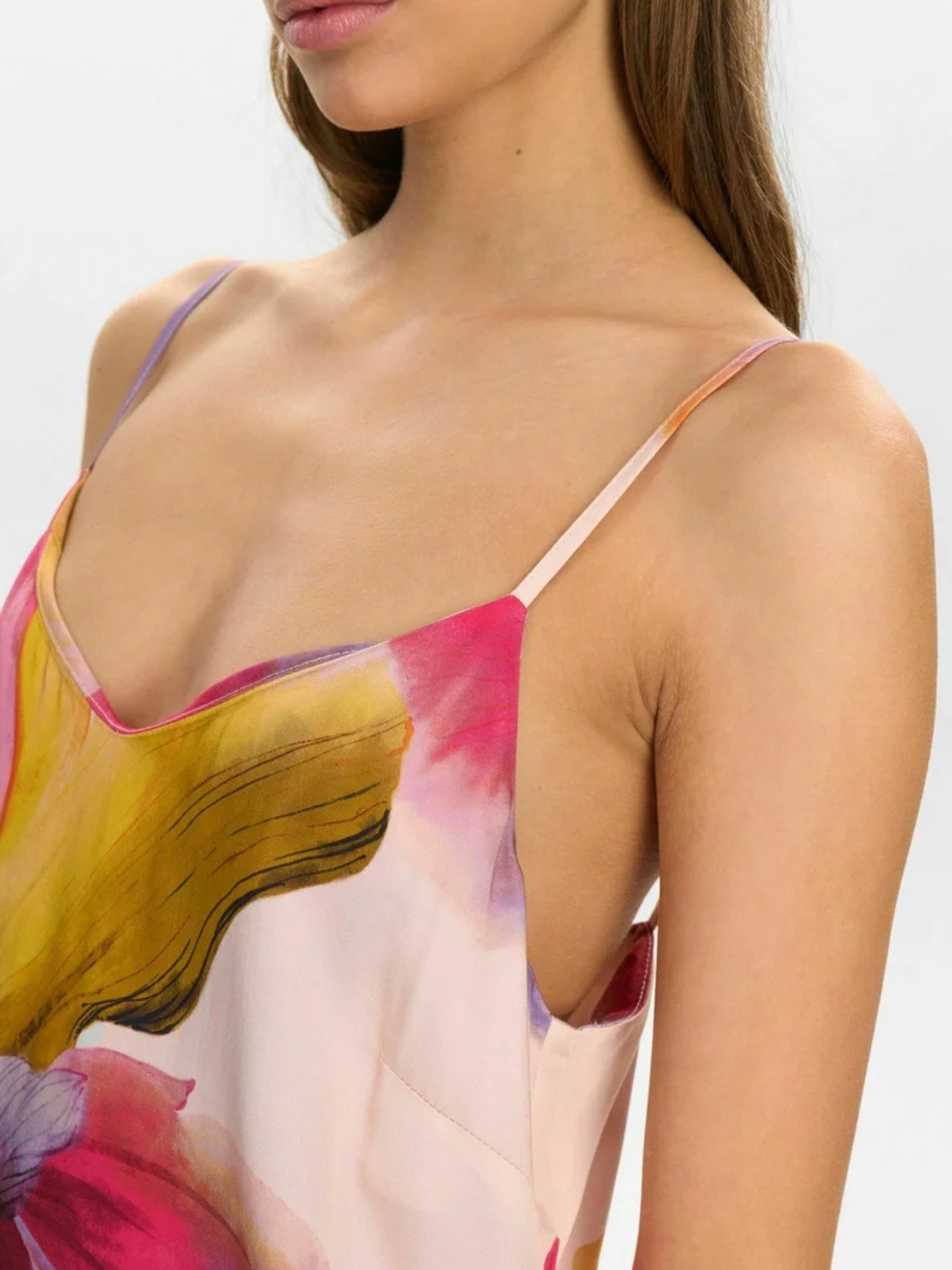 nümph Spaghettikleid »Nümph Slip dress NUBOTANICA«