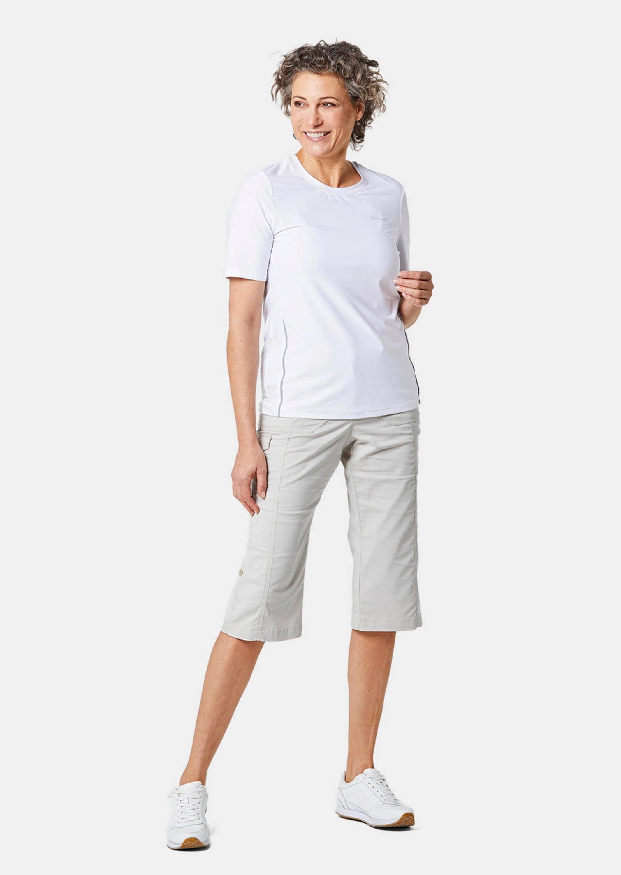 GOLDNER Kurzarmshirt "Sport-Shirt mit Reflektoren" mit Reflektoren im Vorde günstig online kaufen