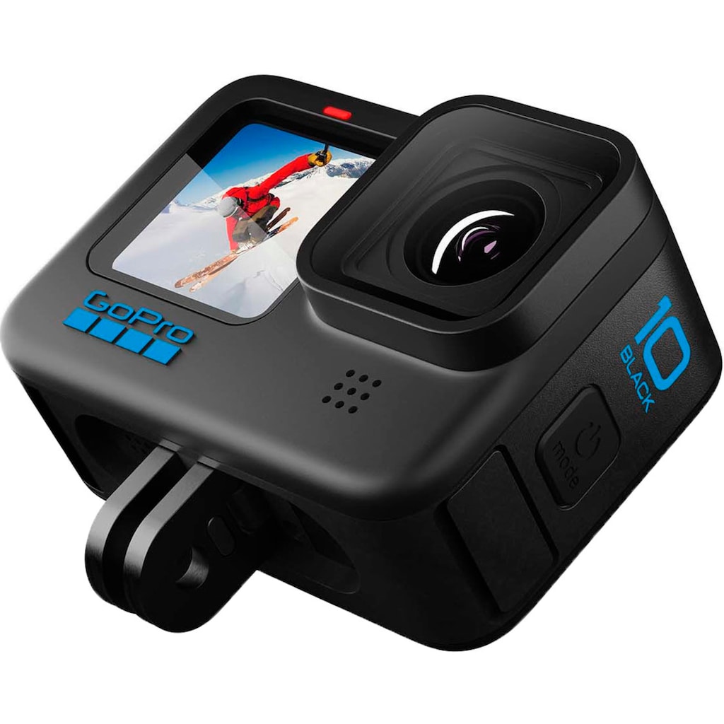 GoPro Action Cam »HERO10«, 5,3K Auslösung, 156° Sichtfeld, Sprachsteuerung, HDR, wasserdicht