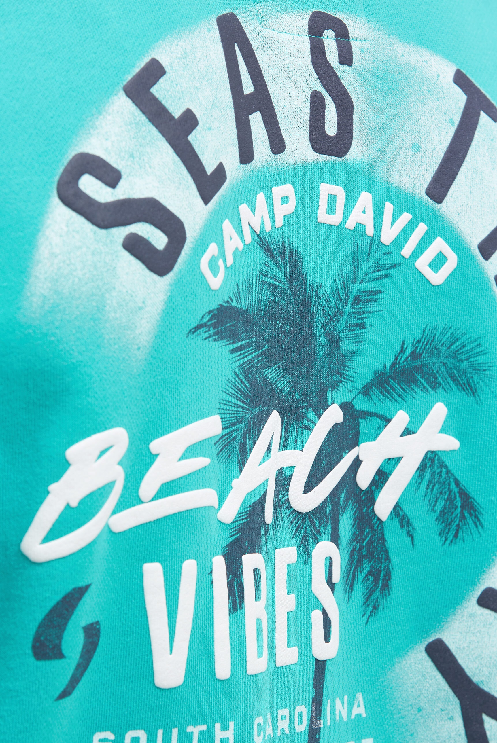 CAMP DAVID Kapuzensweatjacke aus Baumwolle