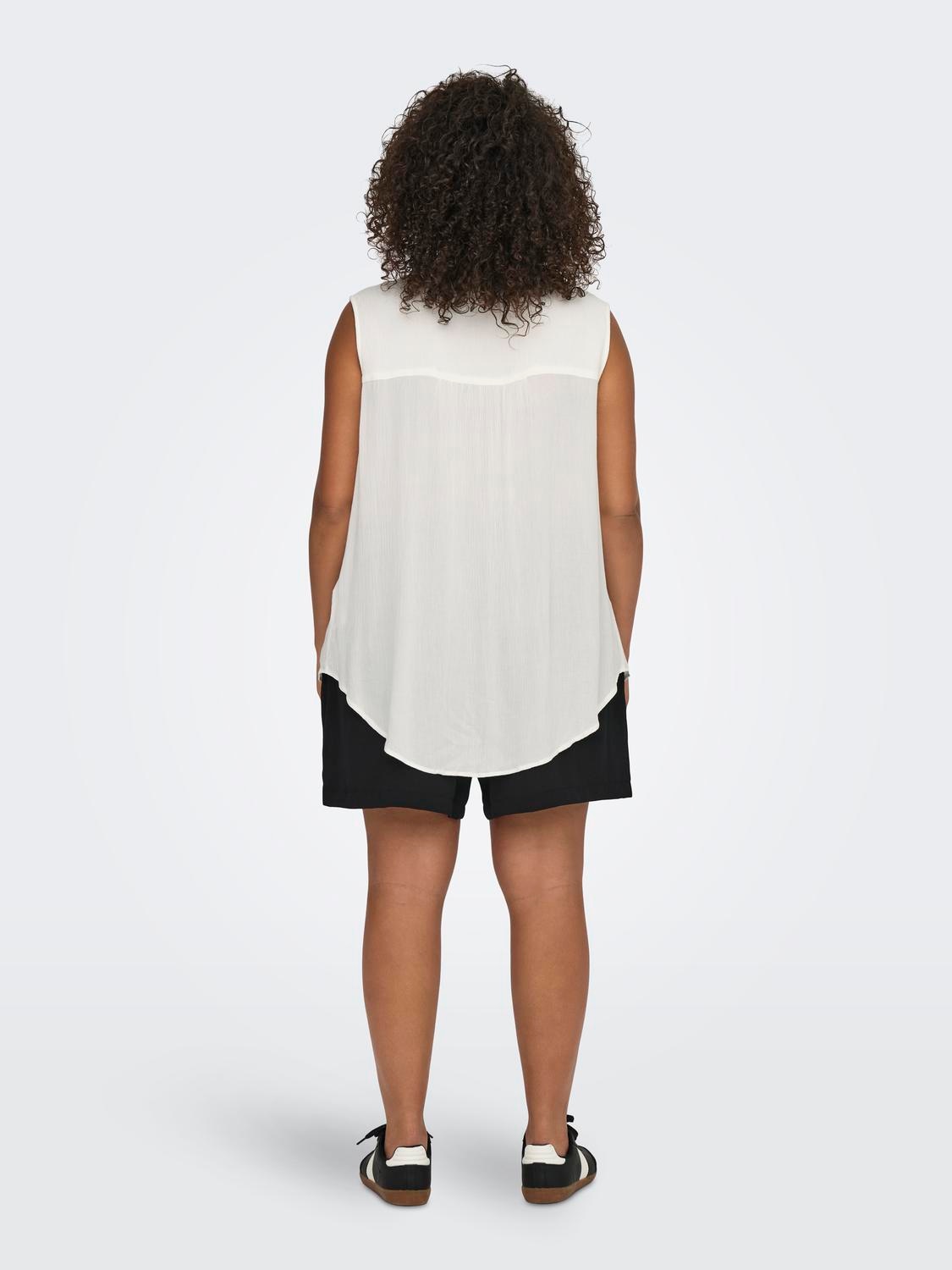 ONLY CARMAKOMA Shirttop »CARJETTE LIFE S/L TOP WVN NOOS«