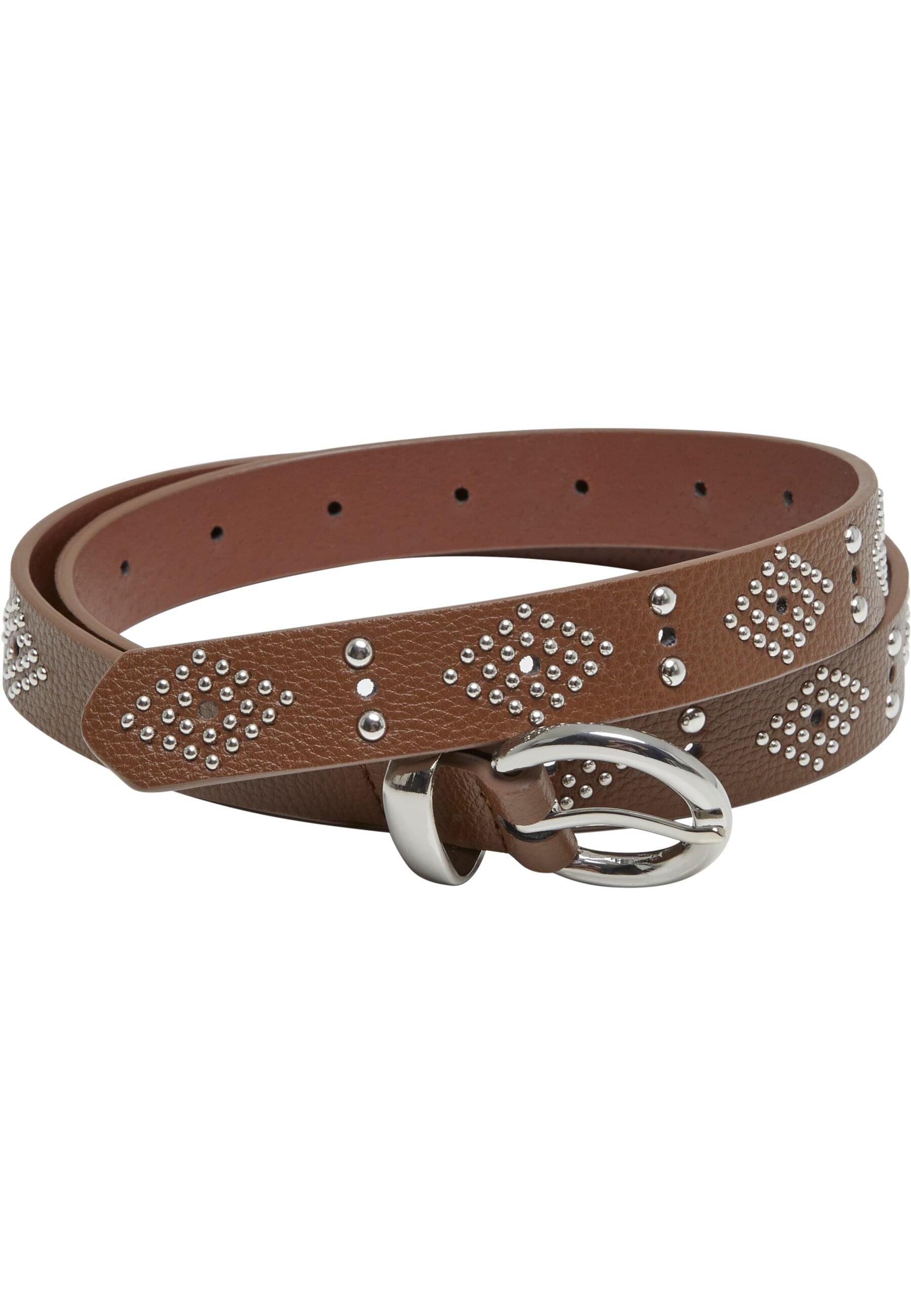 URBAN CLASSICS Synthetikgürtel "Urban Classics Ladies Rivet Belt" günstig online kaufen