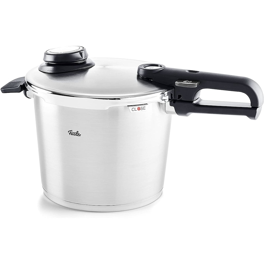 Fissler Schnellkochtopf »Vitavit® premium Edelstahl Schnellkochtopf 6 L, Ø 22 cm«, Edelstahl 18/10, (3 tlg.)