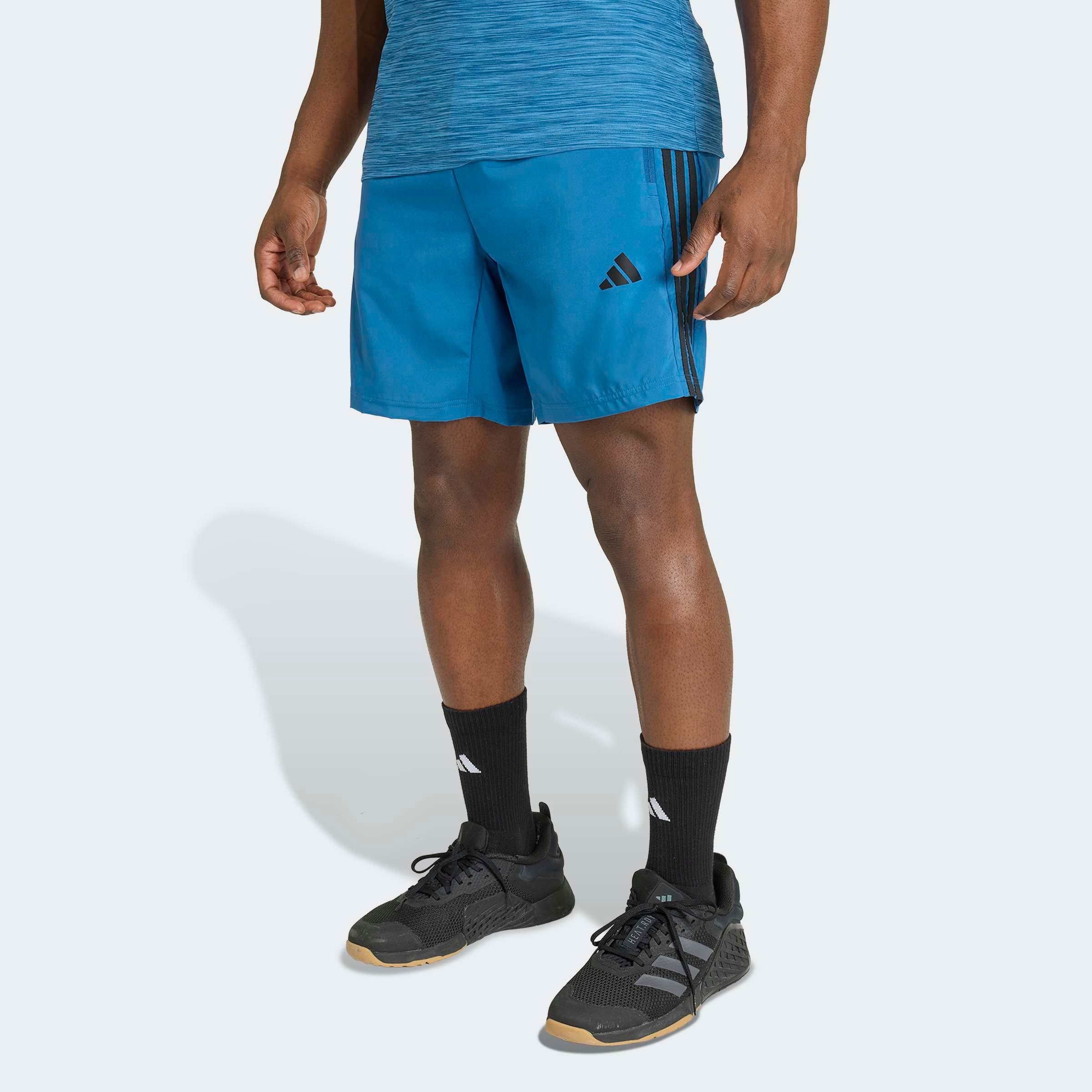 adidas Performance Shorts "WORKOUT ESSENTIALS BASE 3-STREIFEN, GEWEBT" günstig online kaufen