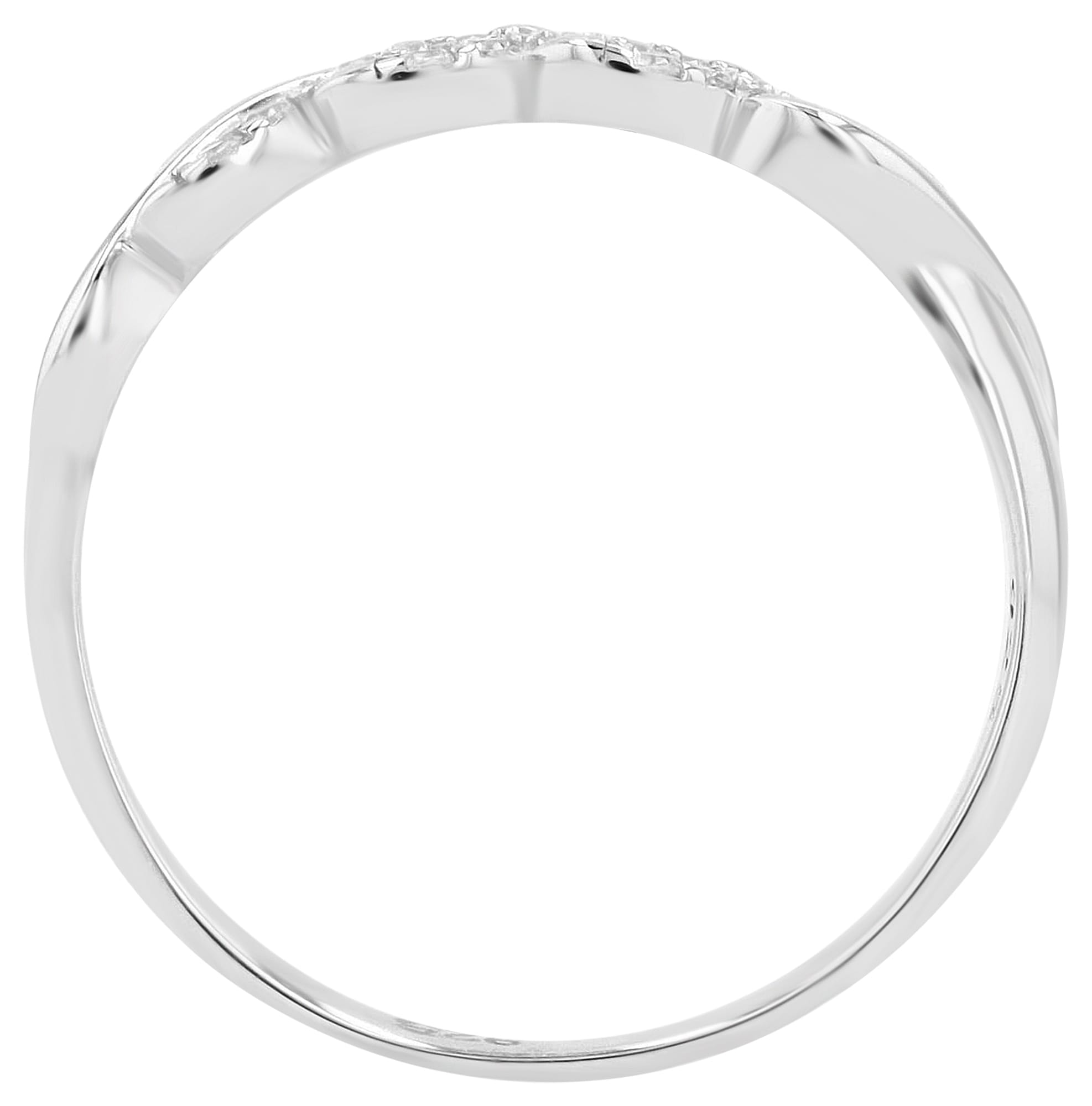 Fingerring ADELIA´S "Damen Ring aus 925 Silber mit Zirkonia" Gr. 52, silber, Fingerringe, Damen, 52, Silber 925 (Sterlingsilber), Fingerring