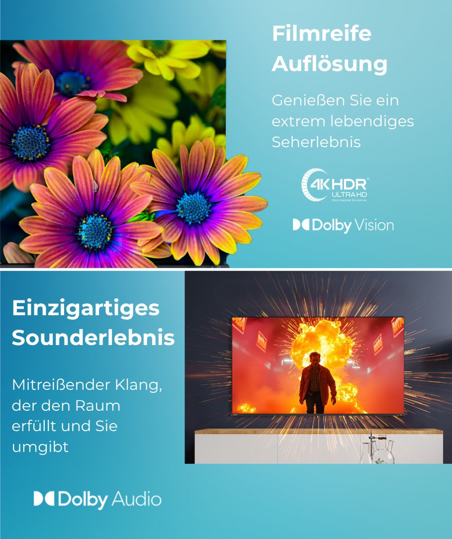 Toshiba DLED-Fernseher »65UV1563DD« 164 cm/65 ″ Smart-TV