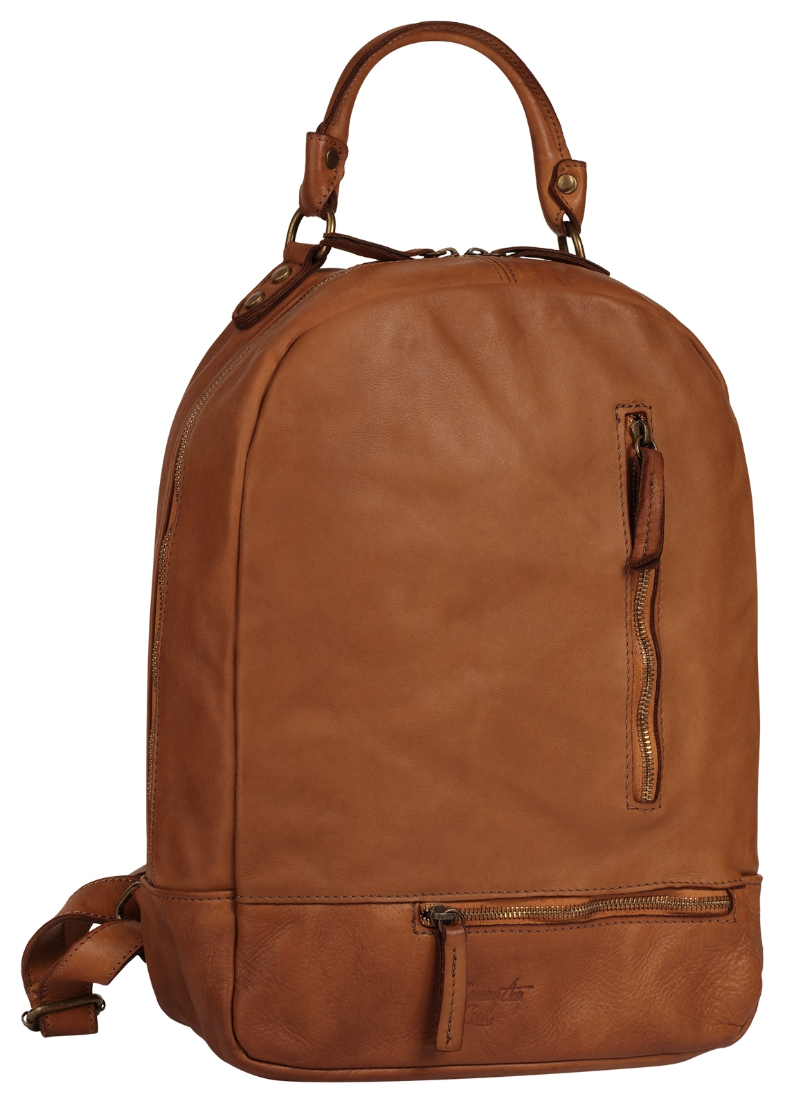 Samantha Look Cityrucksack echt Leder, Made in Italy