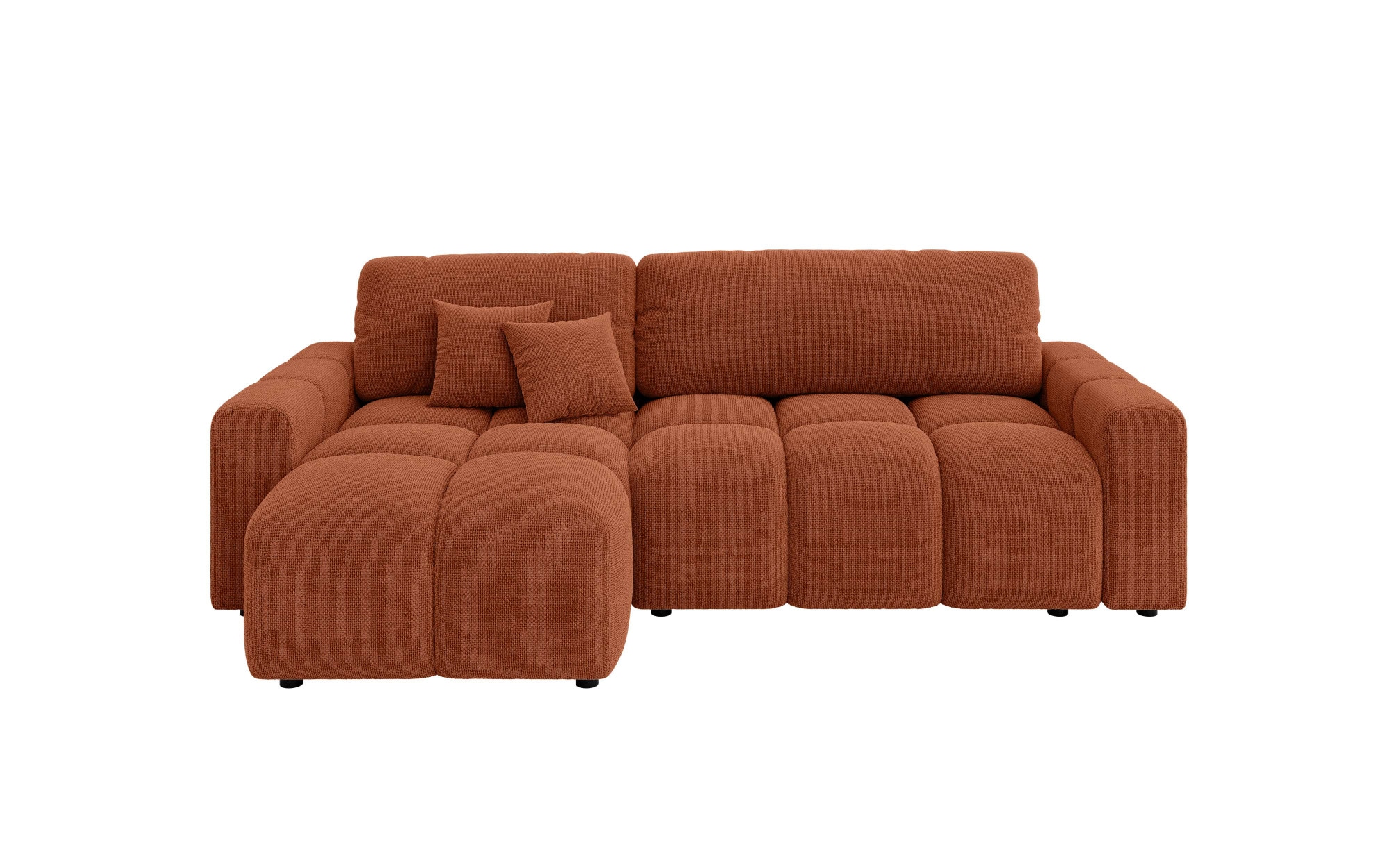 INOSIGN Ecksofa »FELICI, Schlafsofa 233cm, L-Form mit Recamiere beidseitig montierbar«, Designsofa mit Bettfunktion und Bettkasten, Maße B/T/H: 233/142/88 cm