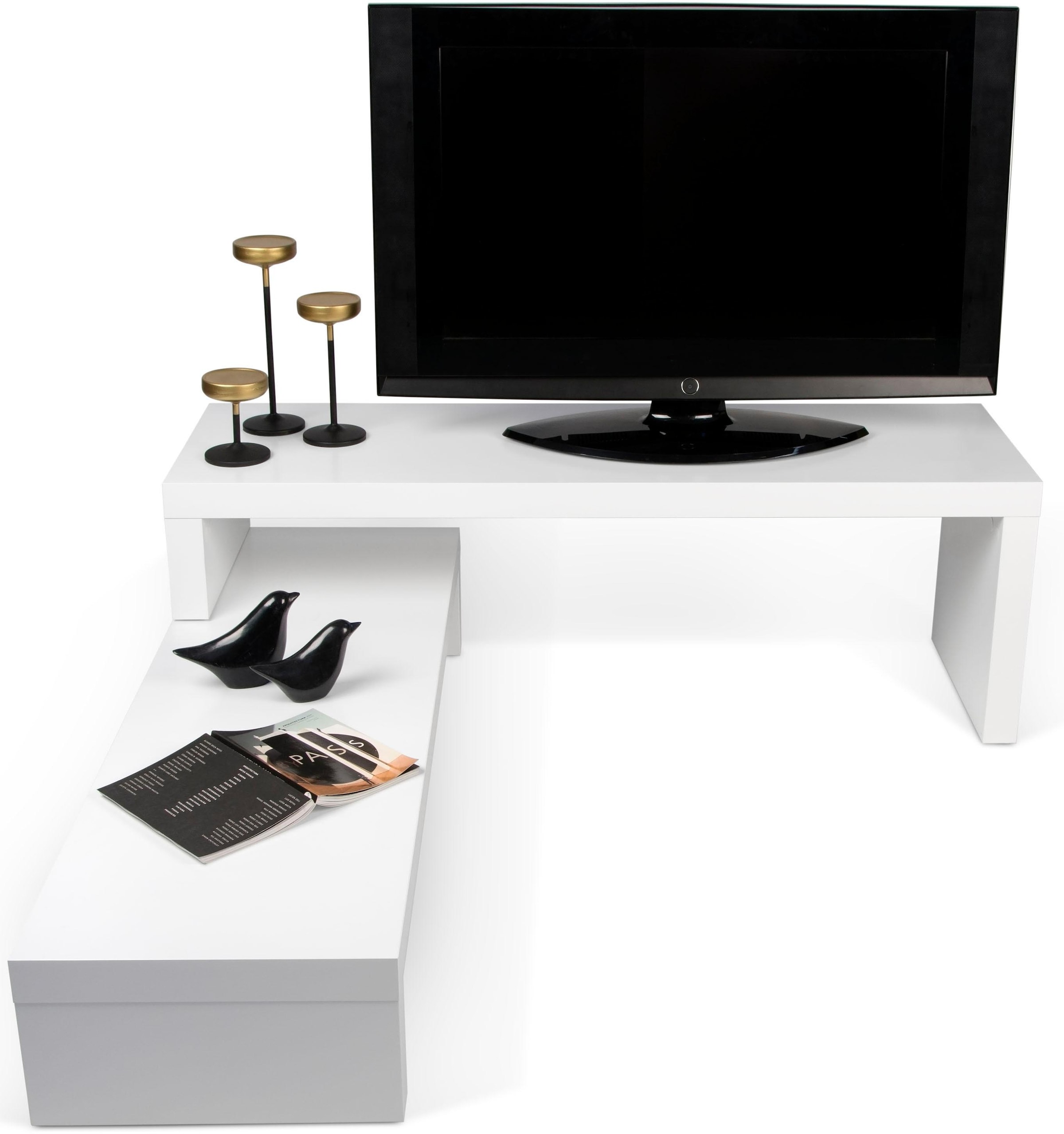 TemaHome Lowboard »Cliff«, Kommode in raffinierter Optik und aus schönem Holz, Breite 235 cm