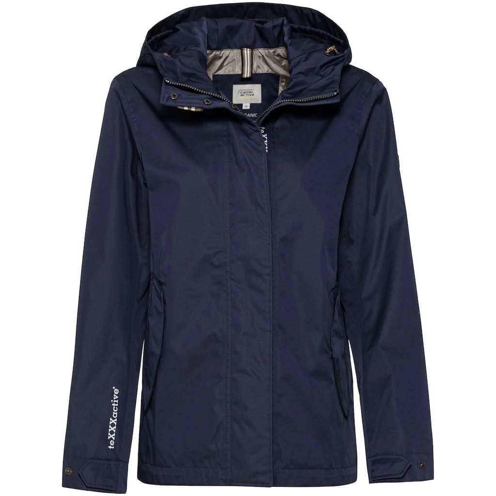 camel active Regenjacke »CAM Jacke«, mit Kapuze