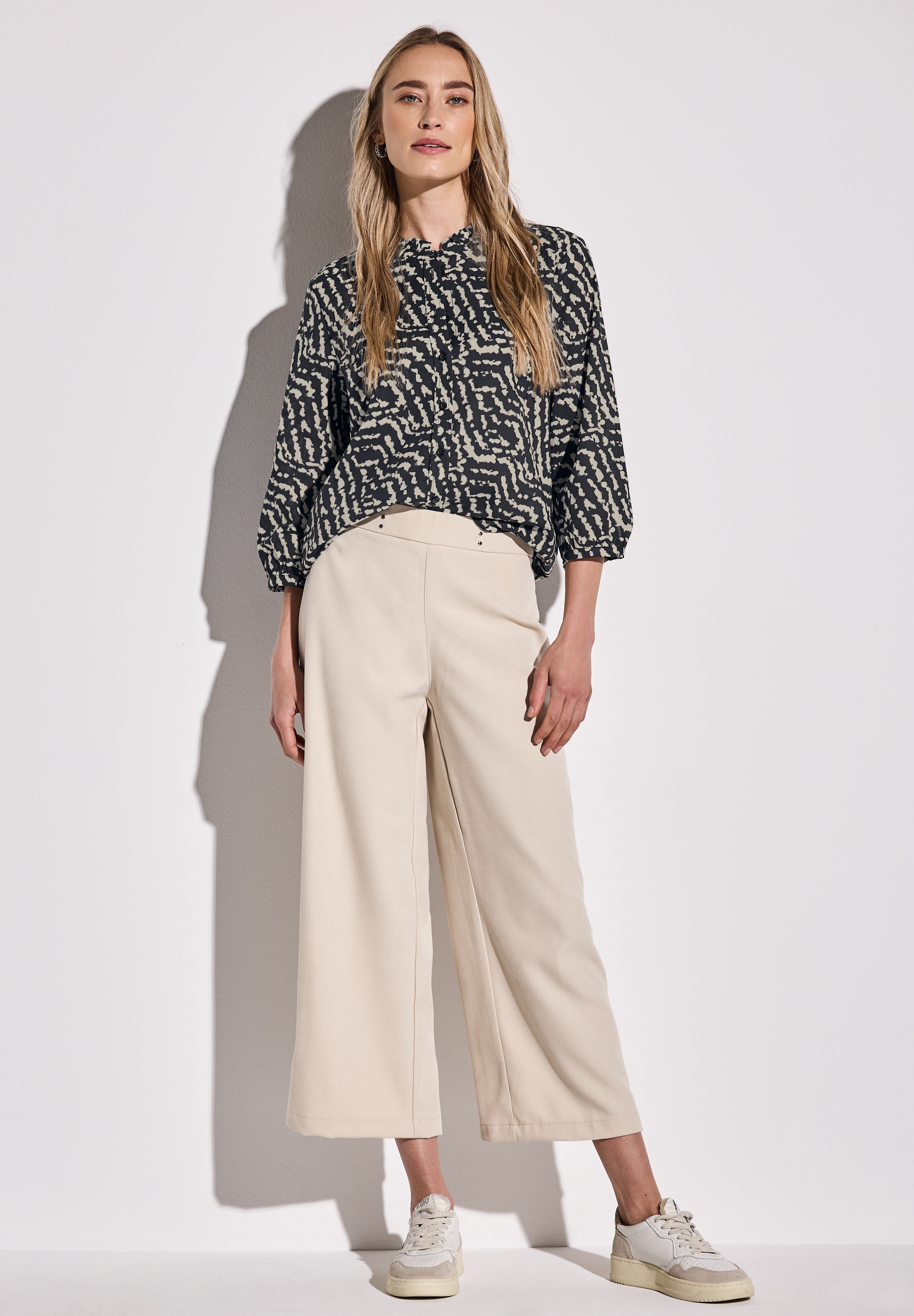 STREET ONE Klassische Bluse, mit 3/4 Ärmeln
