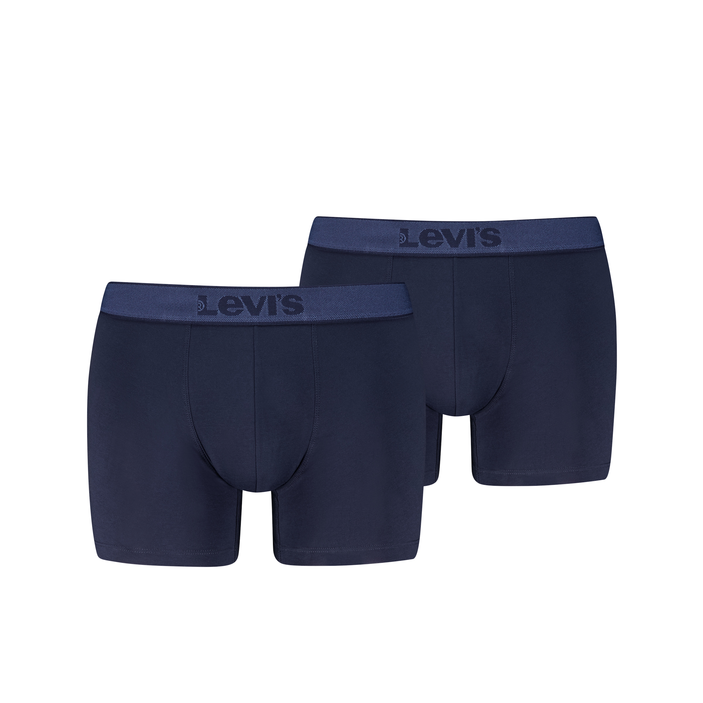 Levis Boxershorts "LEVIS MEN TWILL WB BOXER BRIEF 2P" ohne Eingriff, Stretchbund