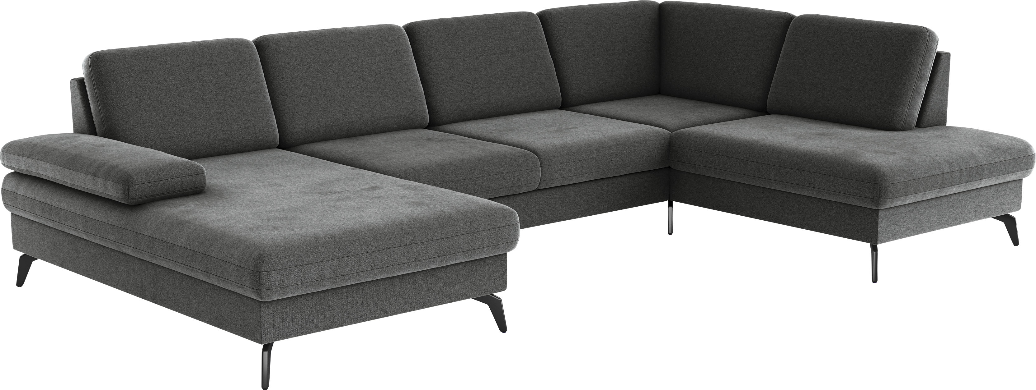 Thumbnail - sit&more Wohnlandschaft "Morris U-Form, inkl. Sitztiefenverstellung", wahlweise mit Armteilverstellung, Bettfunktion & B...