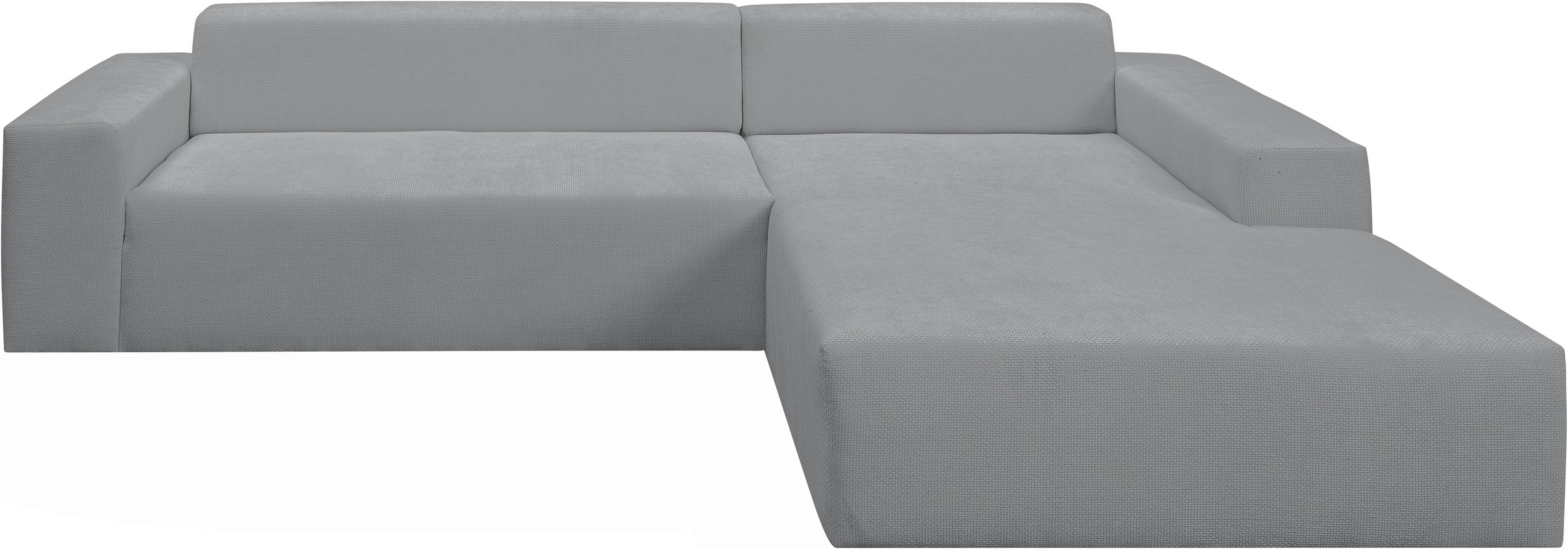 WERK2 Ecksofa »Zeus-XL, Mega-Sofa mit großer Sitztiefe, Stellmaße 311cm x 210cm«, Curvy Trend Garnitur mit urbaner Optik, bequem, Big-Sofa, L-Form