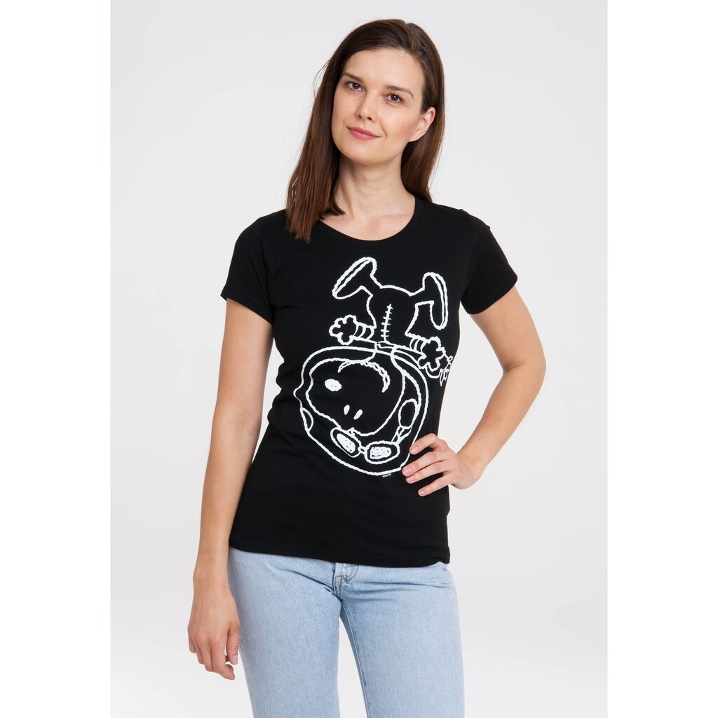 LOGOSHIRT T-Shirt »Snoopy - Astronaut«