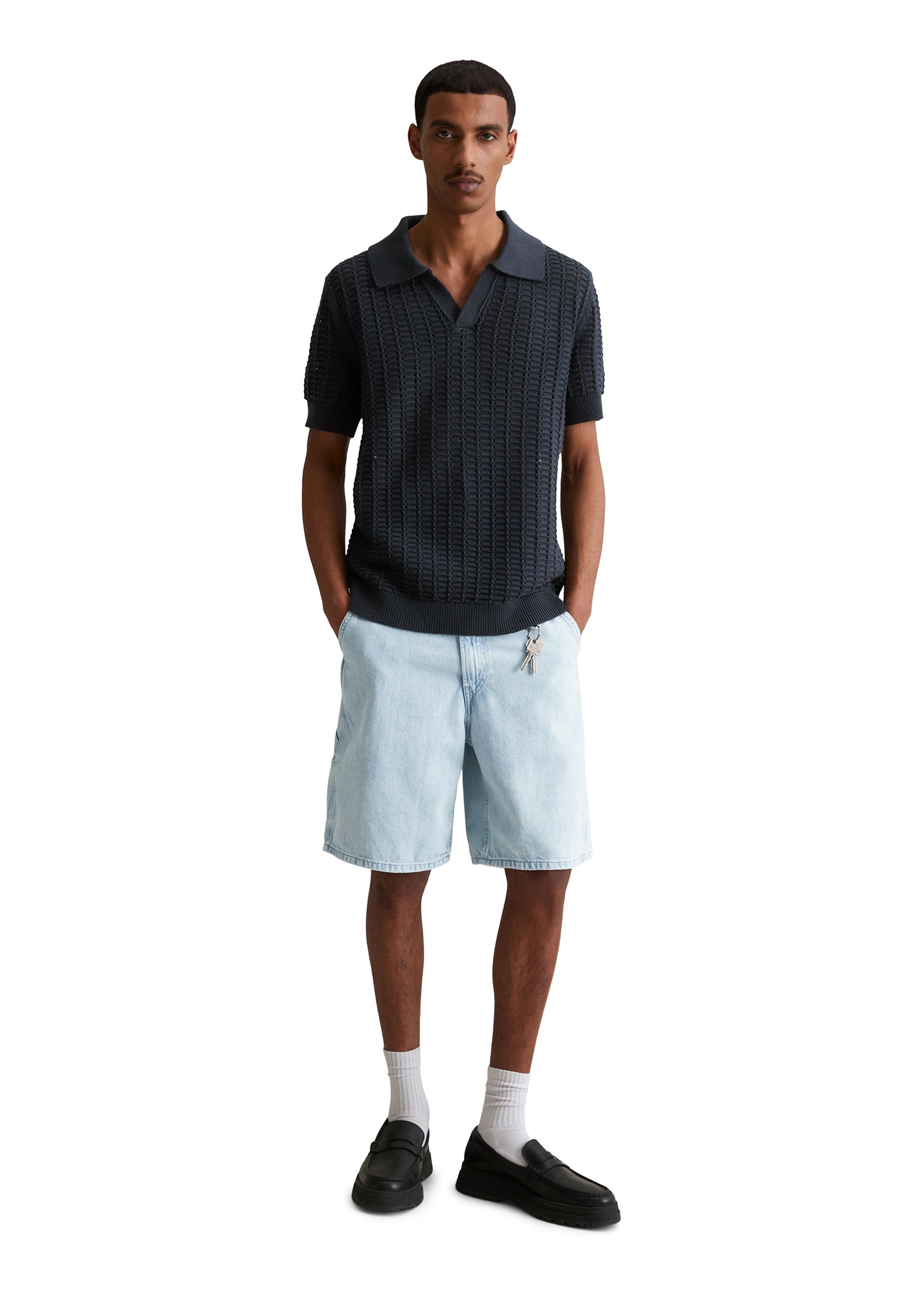 Marc O'Polo DENIM Poloshirt »aus reiner Bio-Baumwolle«