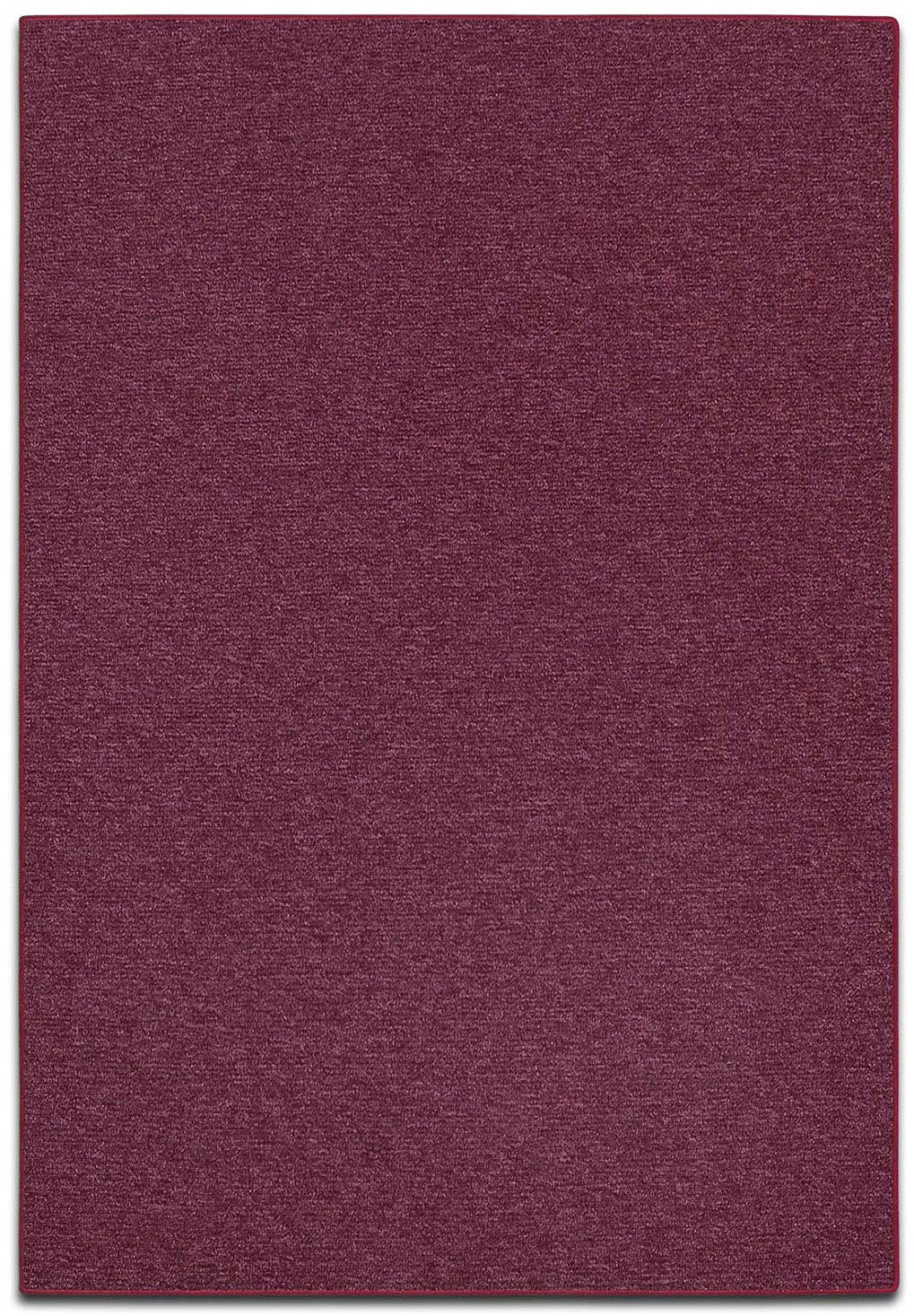 Teppich MY HOME, B:80cm H:4mm L:350cm, rot, Kunstfaser, Wohnzimmer, Teppiche, "Blackburn"