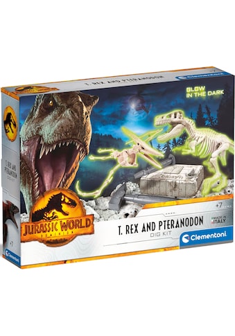 Clementoni® Experimentierkasten »Jurassic World, Ausgrabungs-Set T-Rex & Pteranodon«,... kaufen