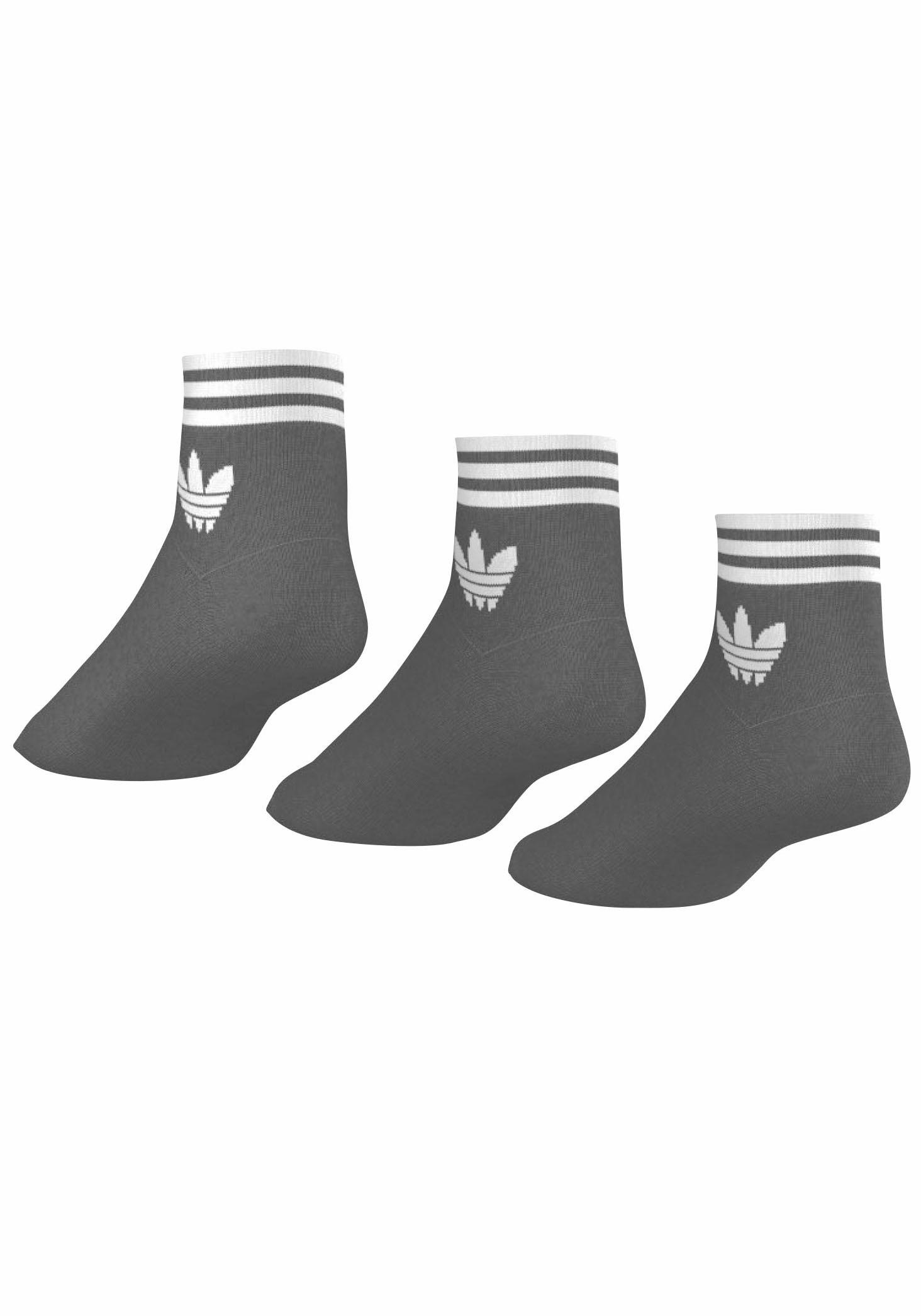 adidas Originals Sportsocken »TREFOIL ANKLE, 3 PAAR«, (3 Paar)