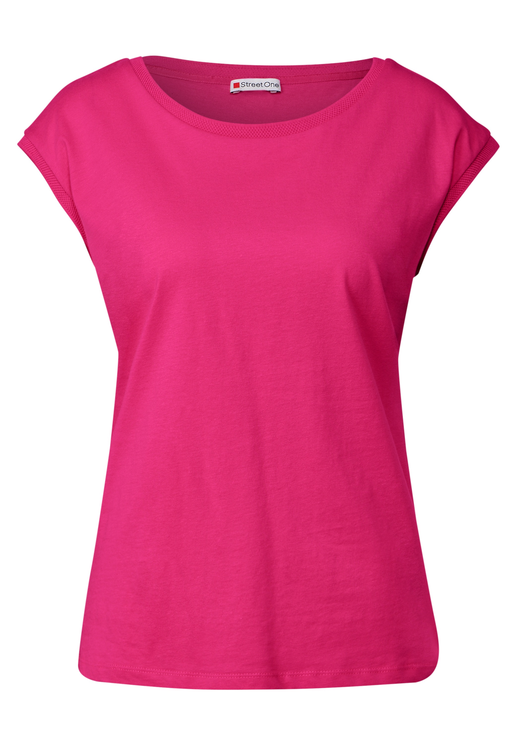 STREET ONE T-Shirt, aus reiner Baumwolle