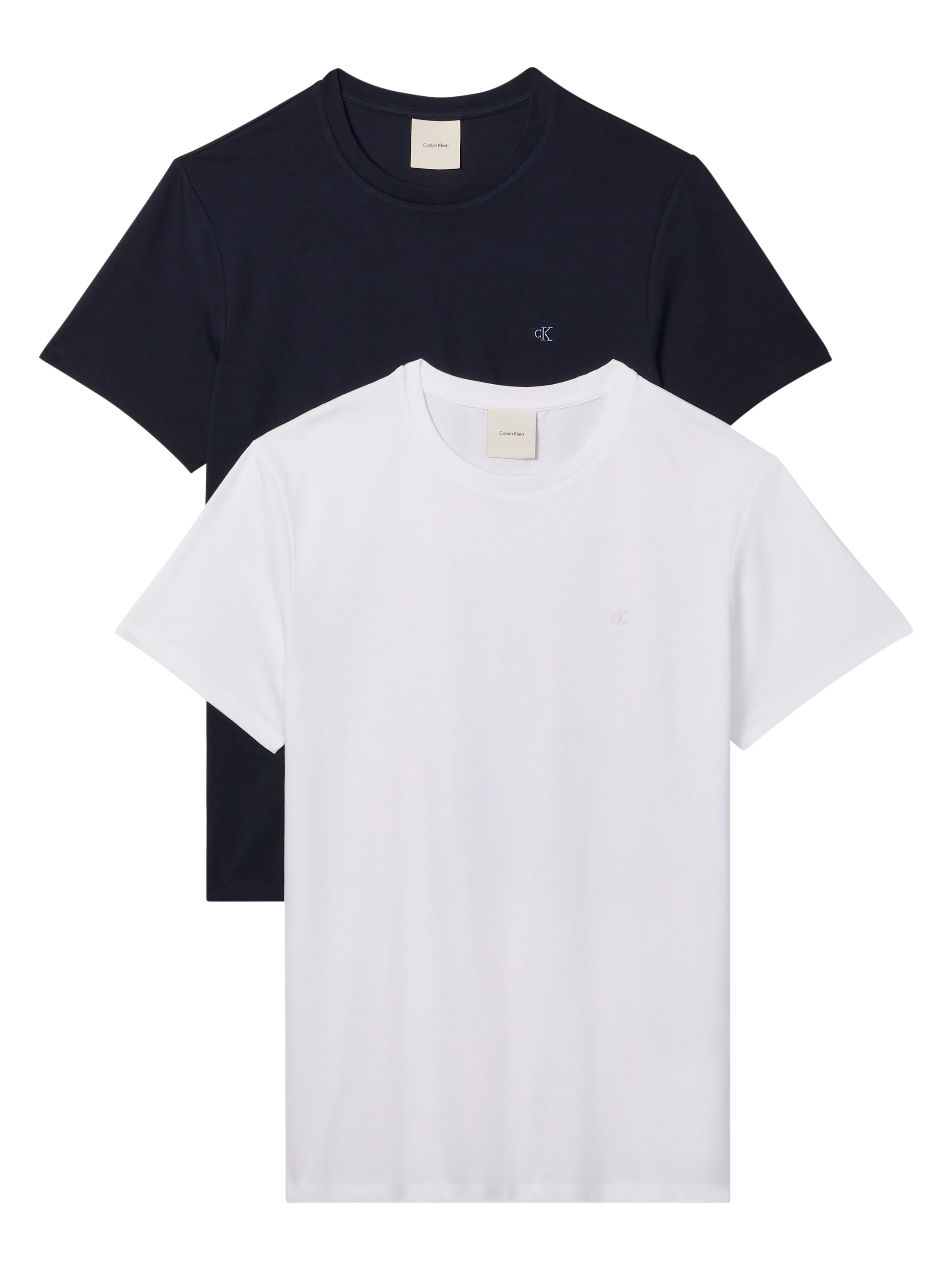 Calvin Klein T-Shirt "2 Pack SS STRETCH COTTON SLIM TEE" Packung, 2 Rundhal günstig online kaufen