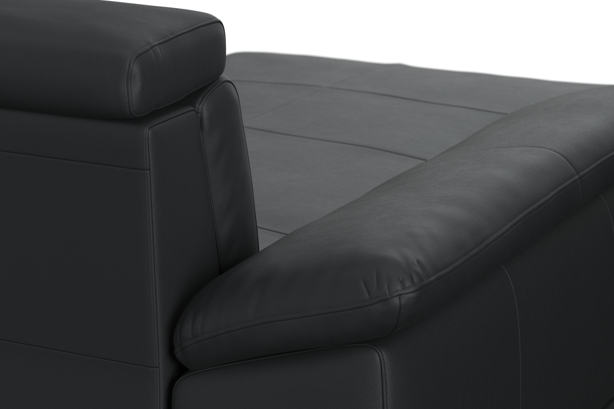 sit&more Wohnlandschaft »Cabrio U-Form, mit Sitztiefenverstellung, Arm- und Kopfteilverstellung«, 3 Nierenkissen, Federkern, optional Bettfunktion und Stauraum