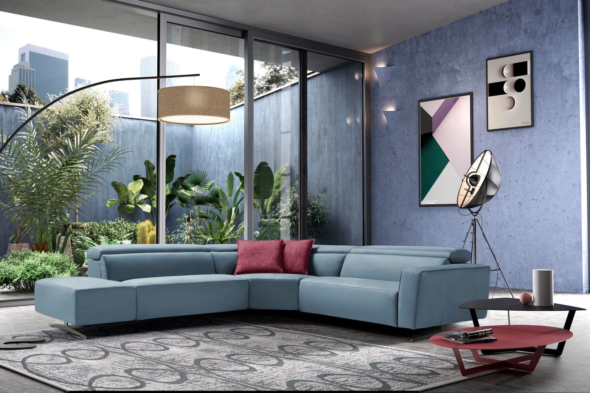 Egoitaliano Ecksofa "Stefanie-e, Designsofa der Extraklasse, bequem mit hoh günstig online kaufen