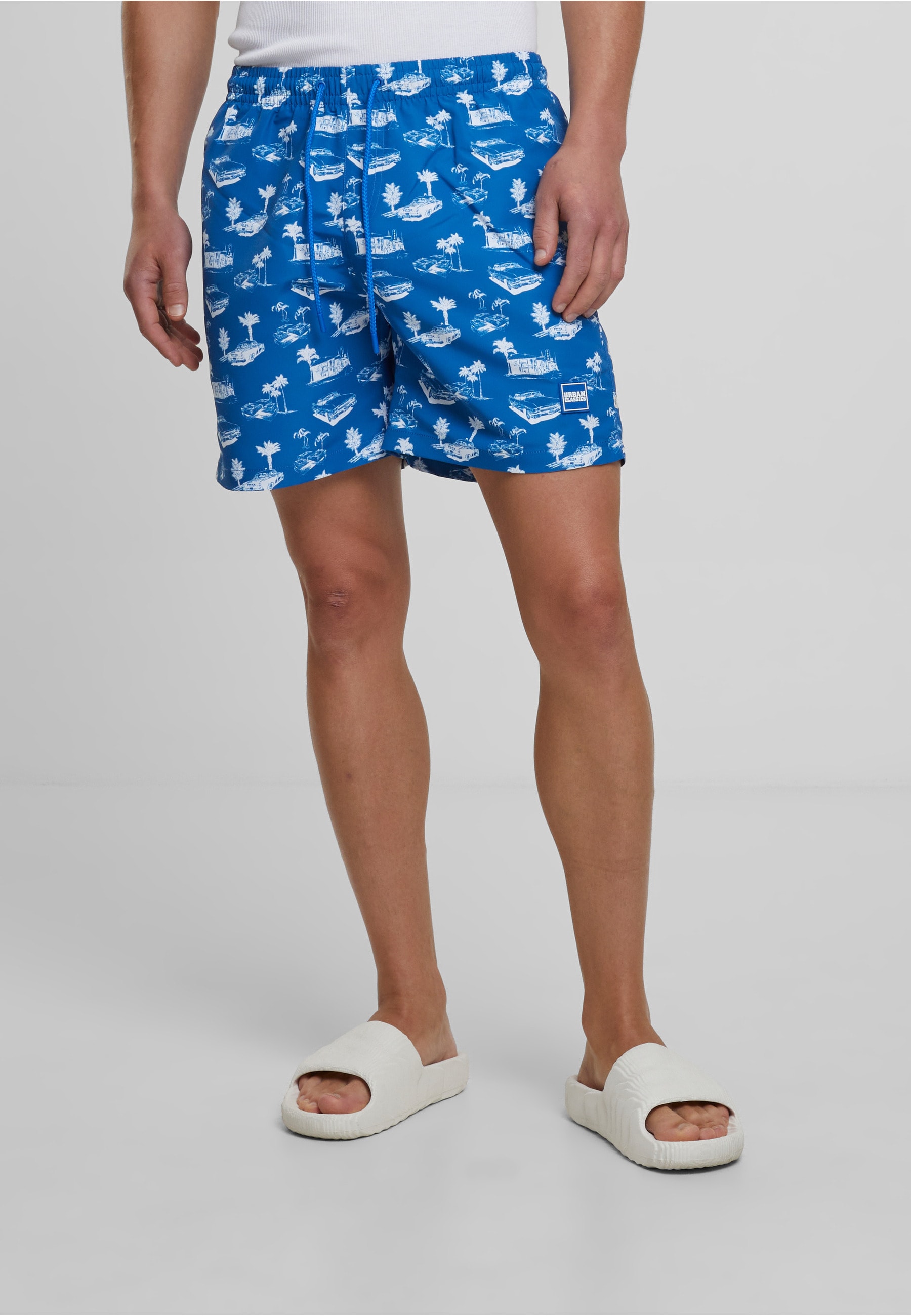 URBAN CLASSICS Badeshorts "Urban Classics Herren Pattern Swim Shorts" günstig online kaufen