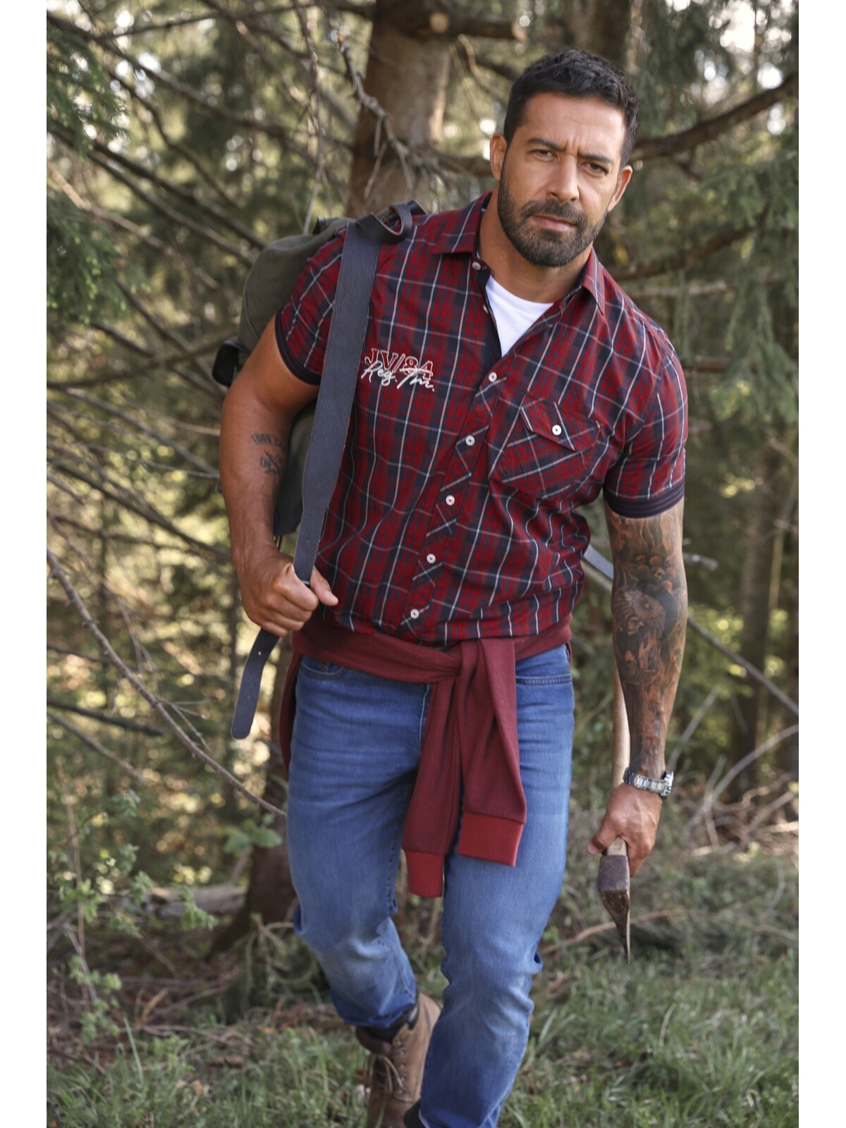 Thumbnail - Jan Vanderstorm Karohemd "Kurzarmhemd EMYLS"