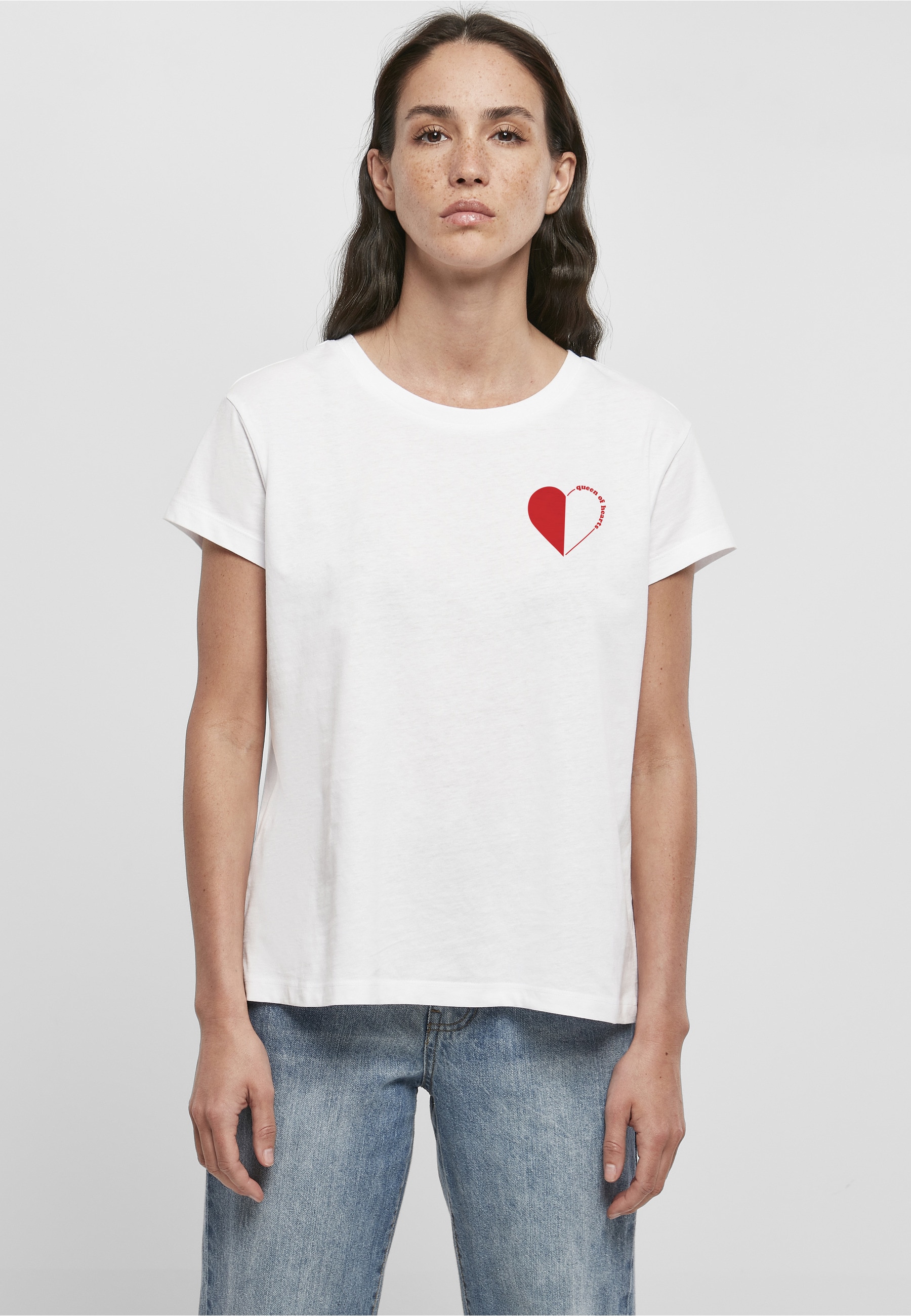 Miss Tee Kurzarmshirt »Miss Tee Damen Queen of Hearts Tee« 1 Stk.