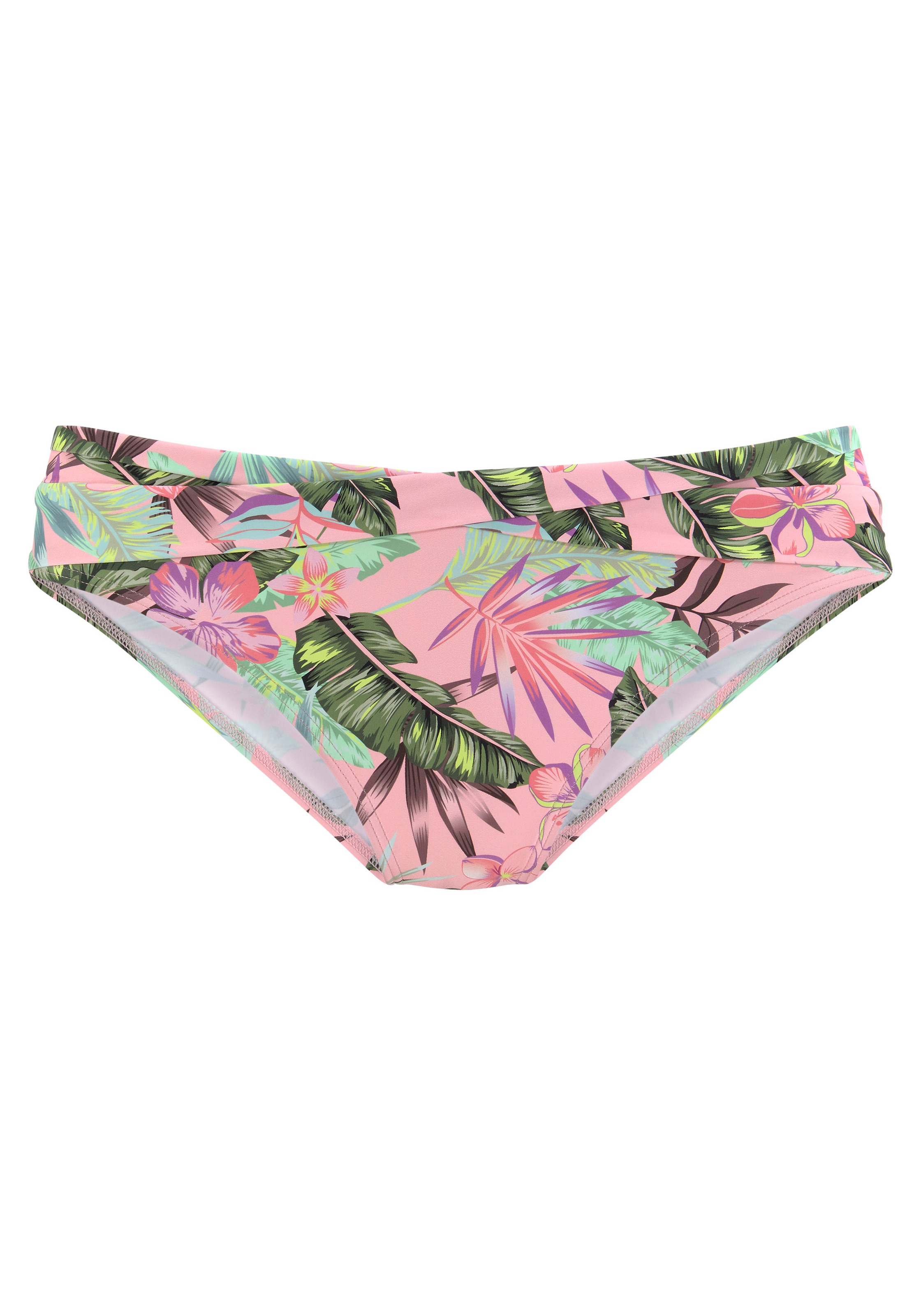 s.Oliver Bügel-Bandeau-Bikini-Top "Azalea" im tropischen Druck günstig online kaufen