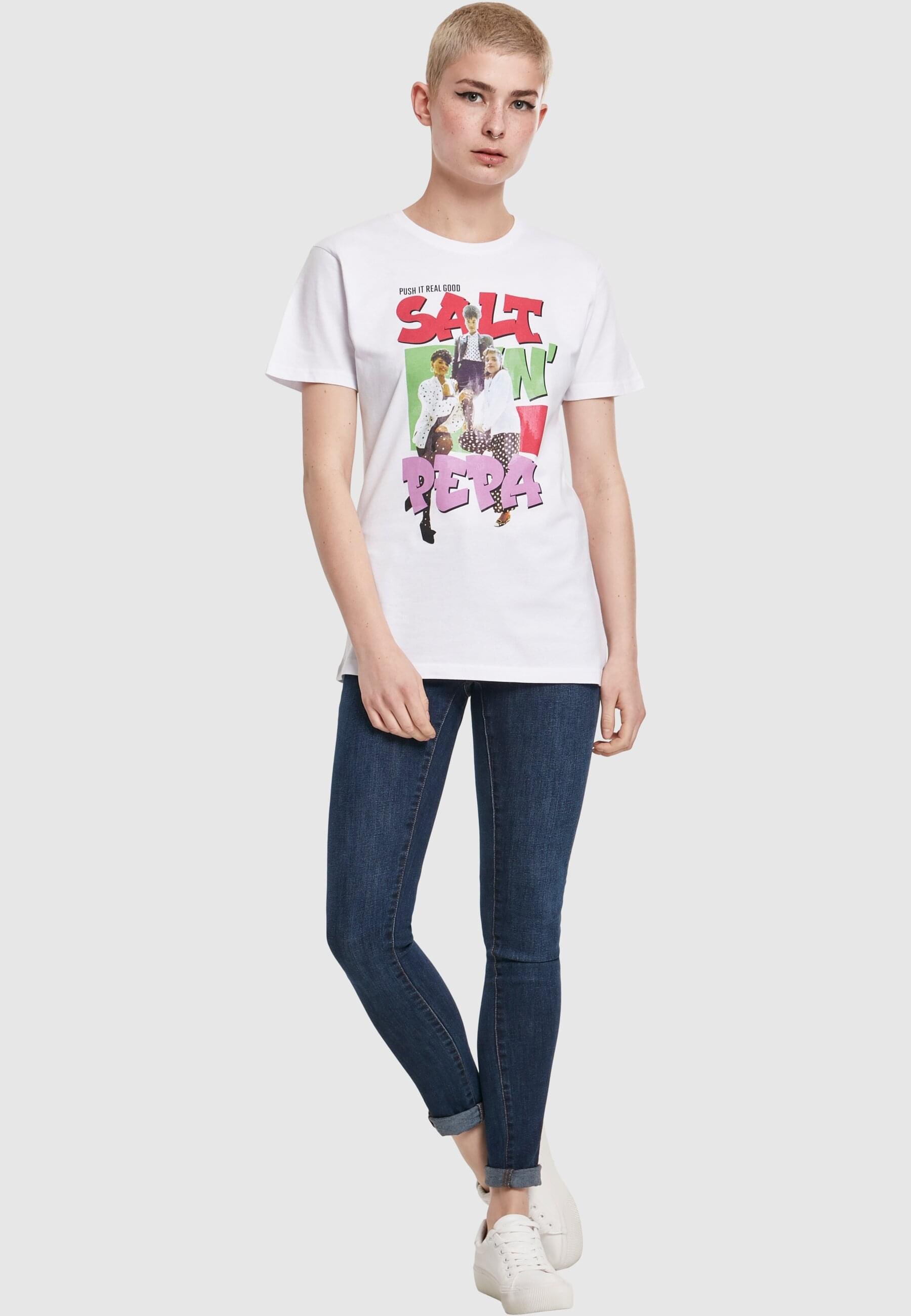 Merchcode Kurzarmshirt »Merchcode Ladies Salt N Pepa Tee«, (1 tlg.)