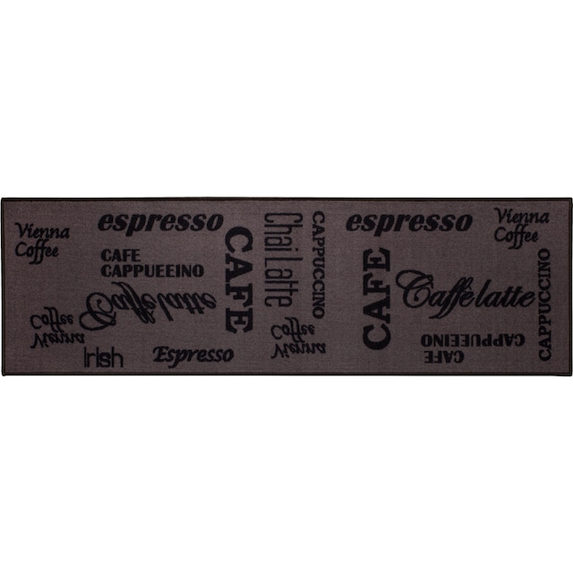 Andiamo Küchenläufer »Espresso«, rechteckig, mit Schriftzug, rutschhemmend,  Küche | BAUR