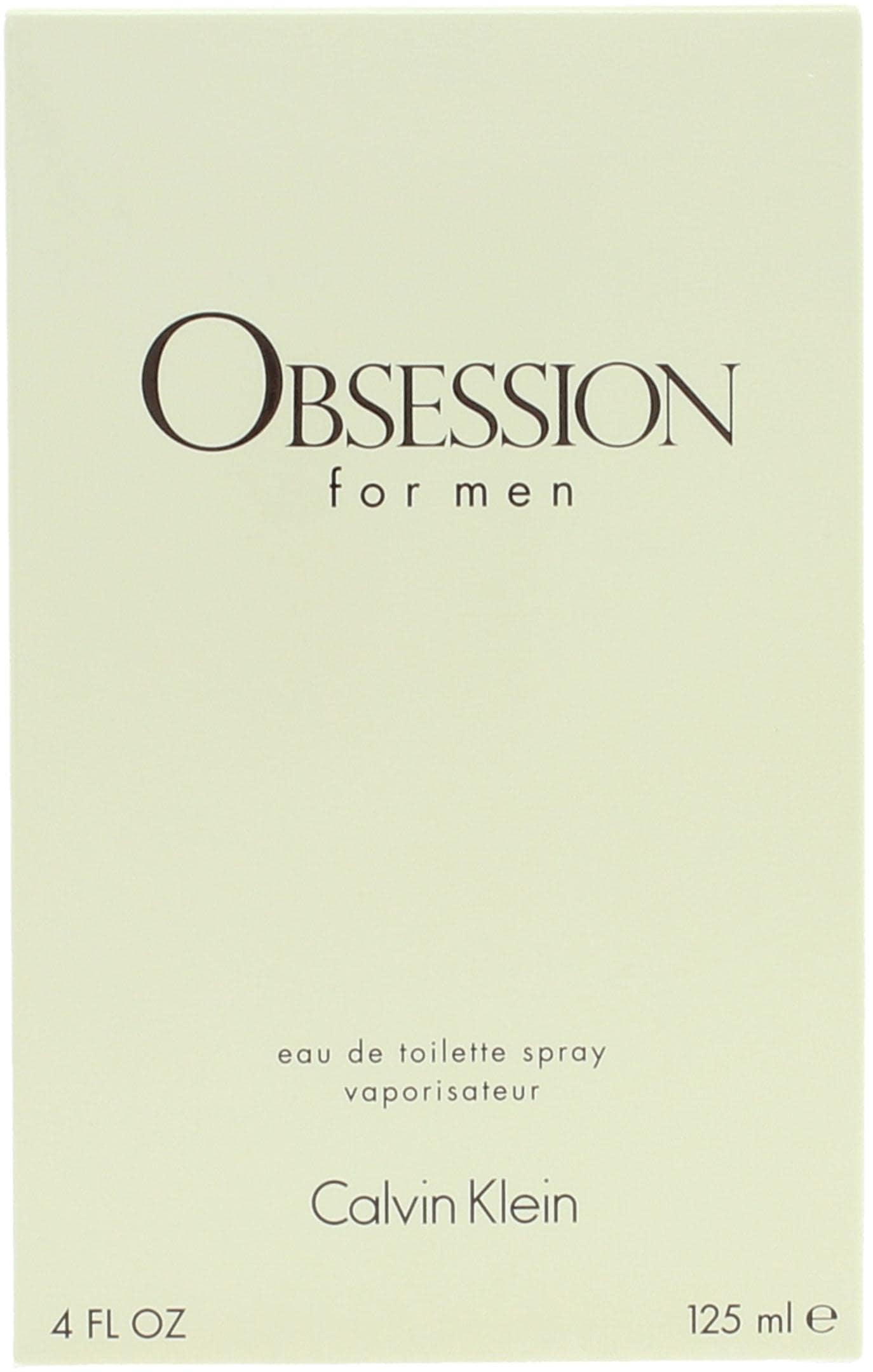 Calvin Klein Eau de Toilette »Obsession For Men«, Parfum, EdT, Männerduft, Duftklassiker