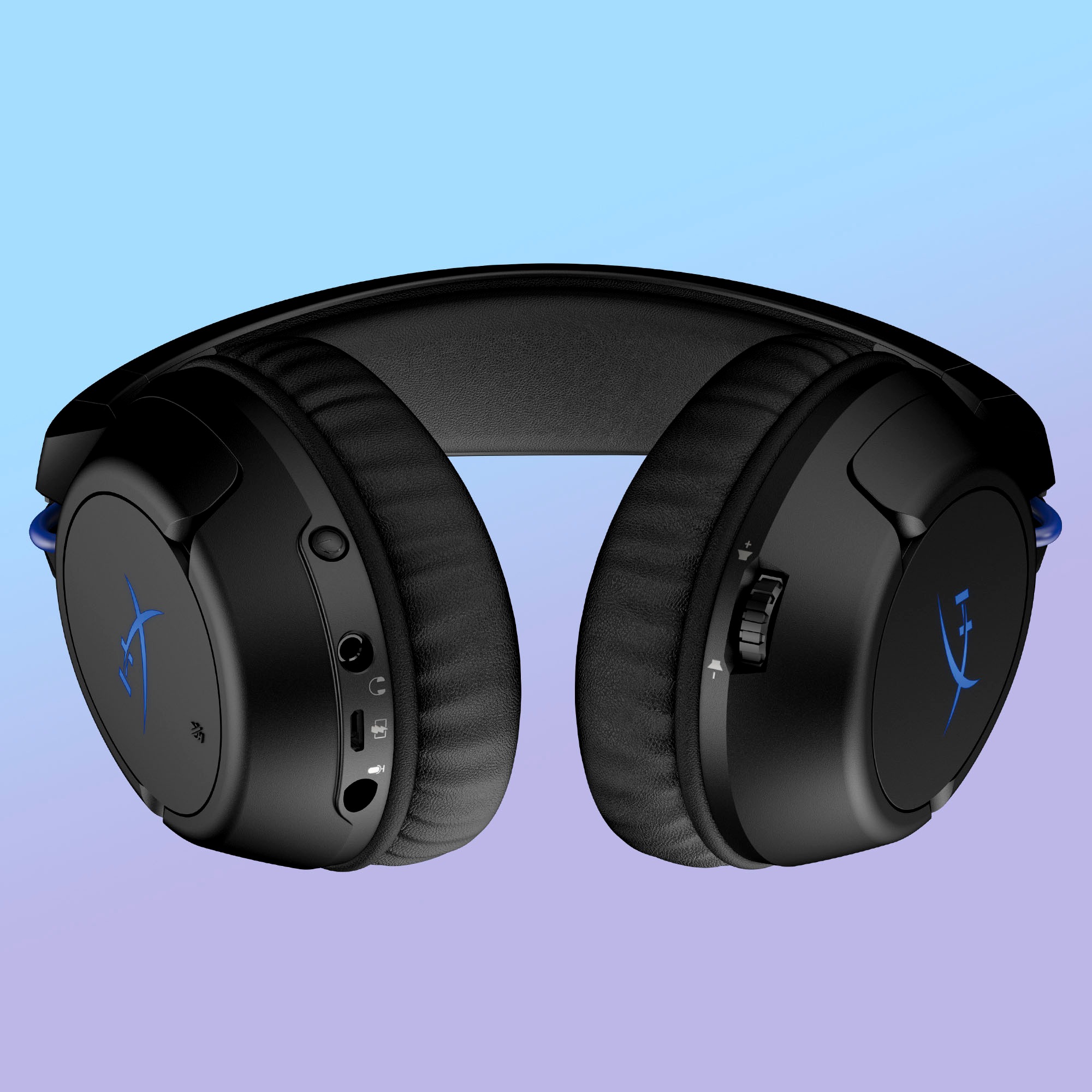 HyperX Gaming-Headset »Cloud Flight Wireless Black/Blue für PlayStation«, Wireless, Mikrofon abnehmbar-Rauschunterdrückung