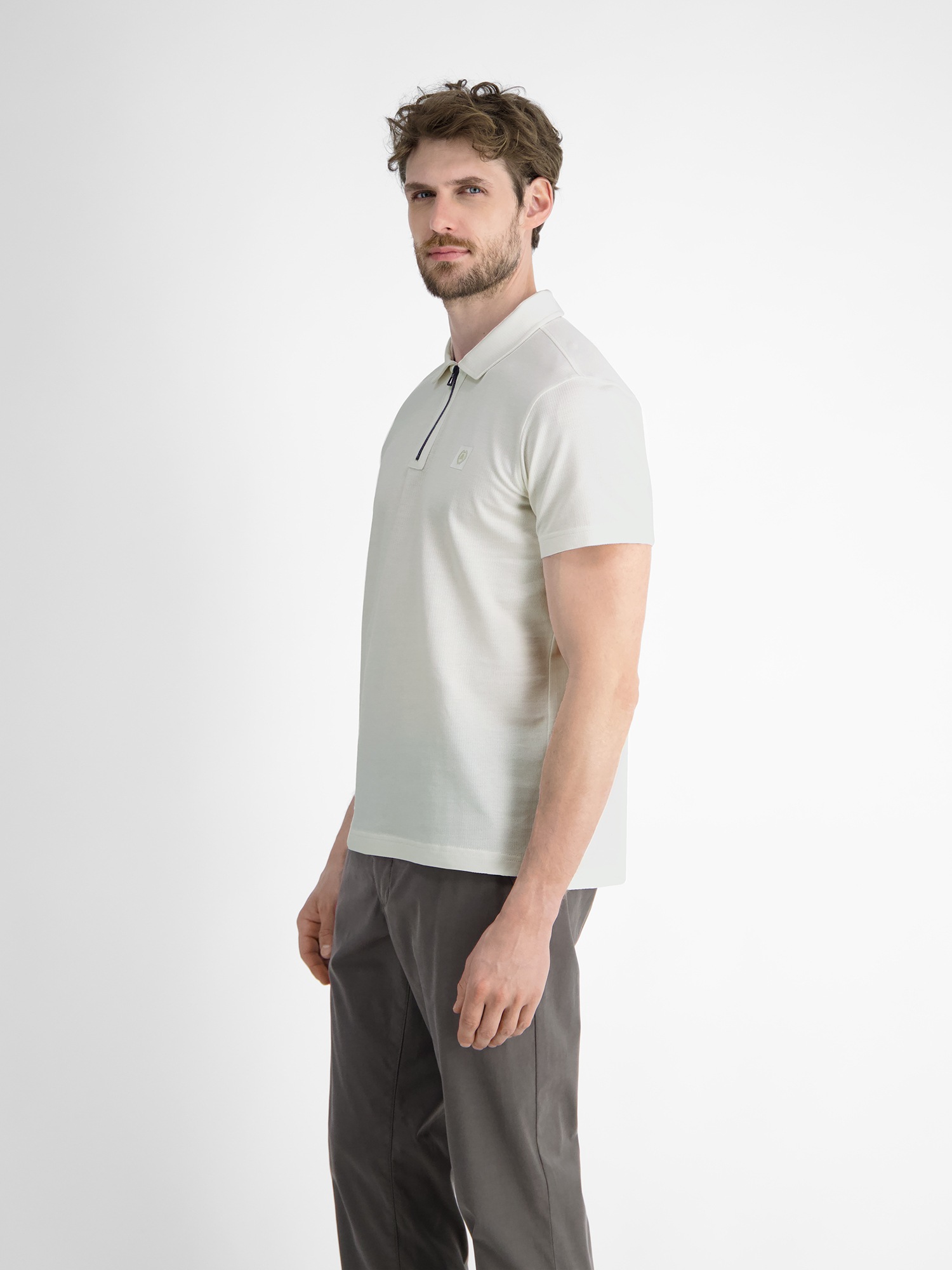 LERROS Poloshirt »LERROS Herren Poloshirt mit Reißverschlusskragen«