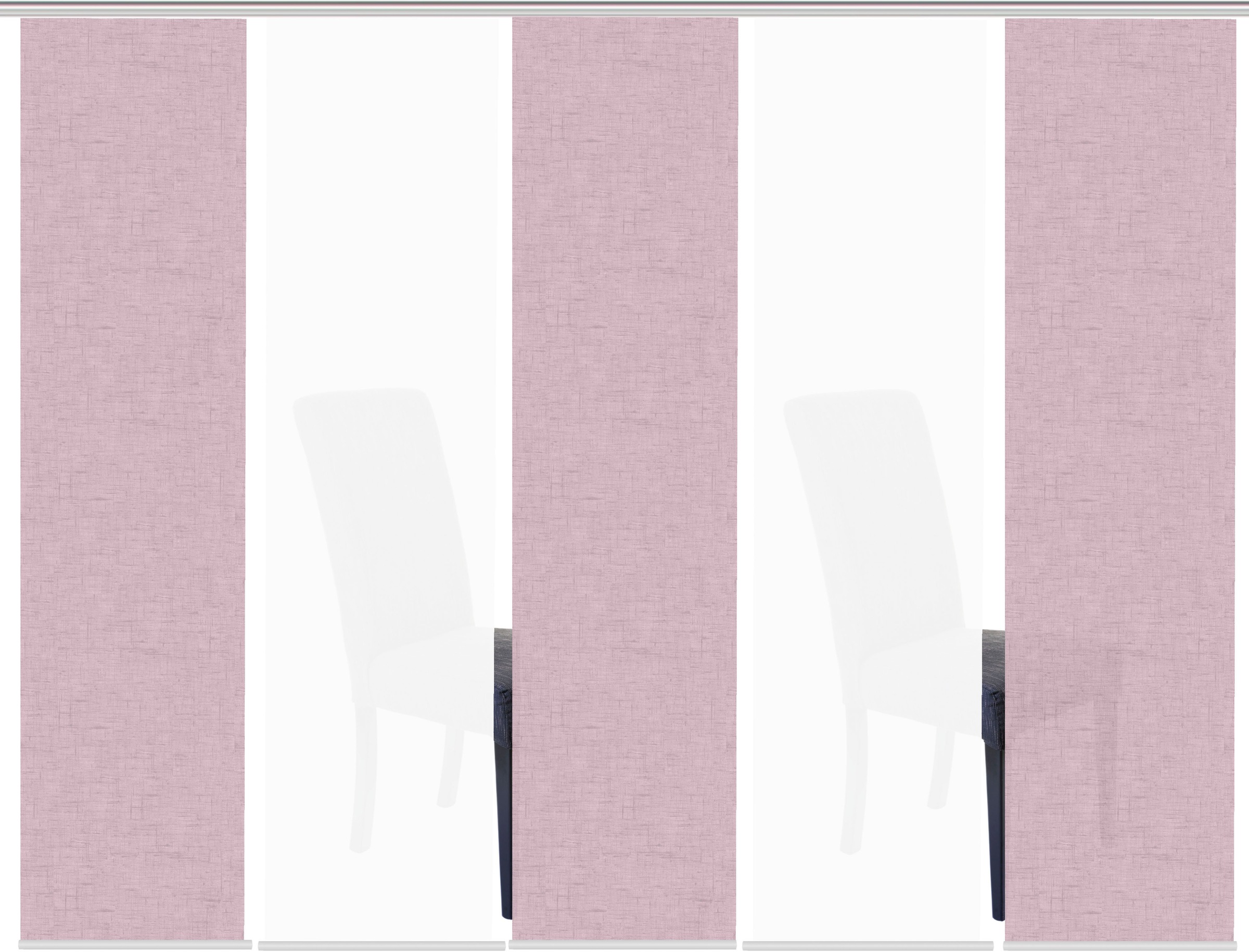 HOME WOHNIDEEN Schiebegardine "PIVE 5er SET" Paneelwagen 5 Stk. tlg. Schieb günstig online kaufen