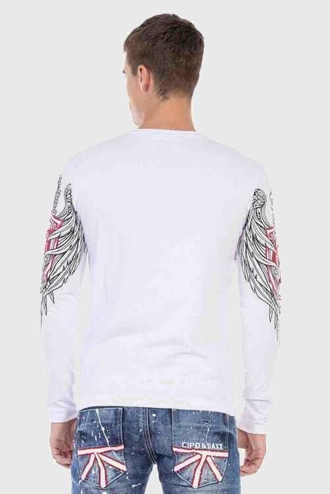 Cipo & Baxx Sweater "Sweatshirts" 1 Stk. tlg. mit trendigen Print günstig online kaufen