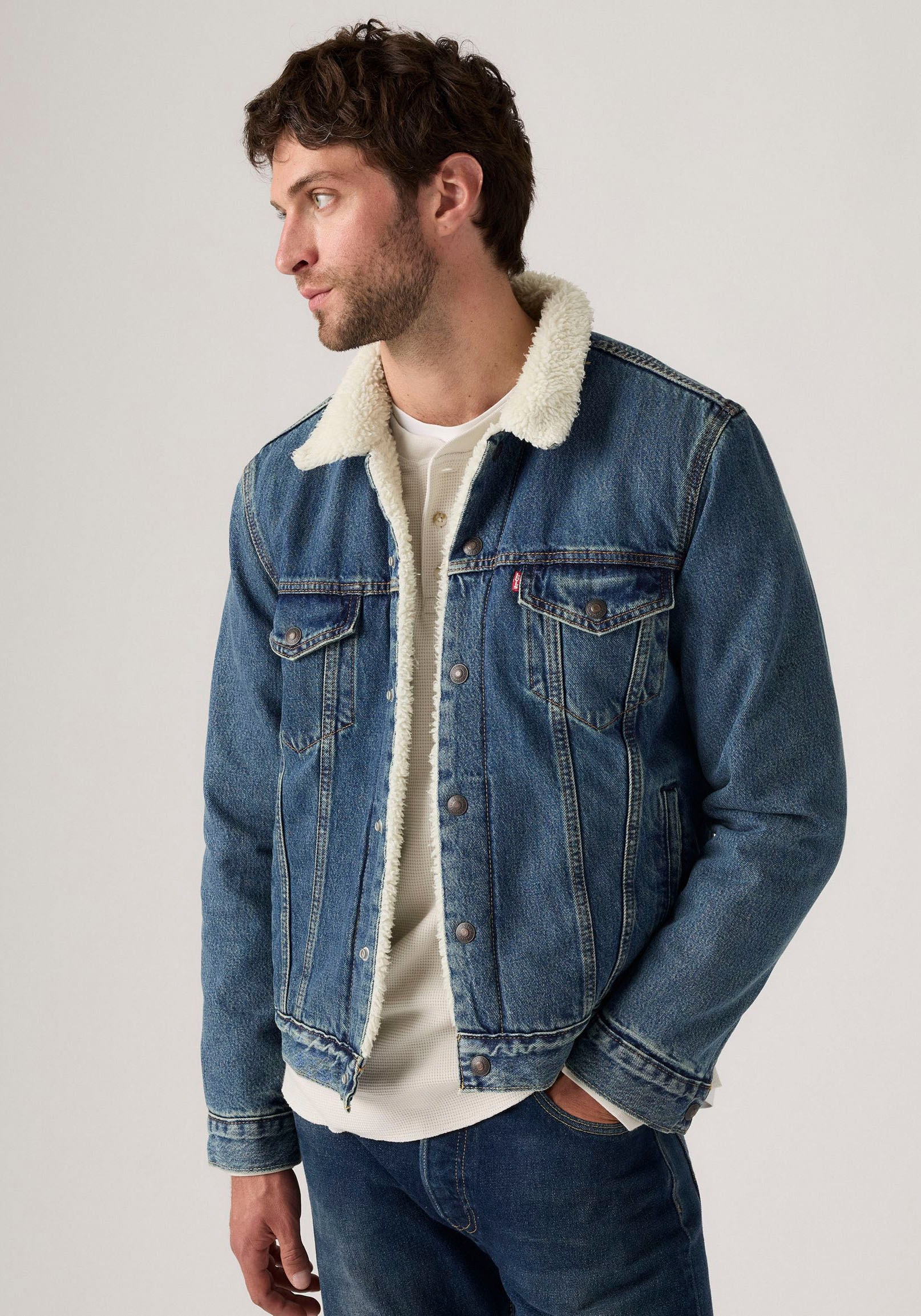 Levi's® Kurzjacke »SHERPA«, mit Sherpa Fütterung