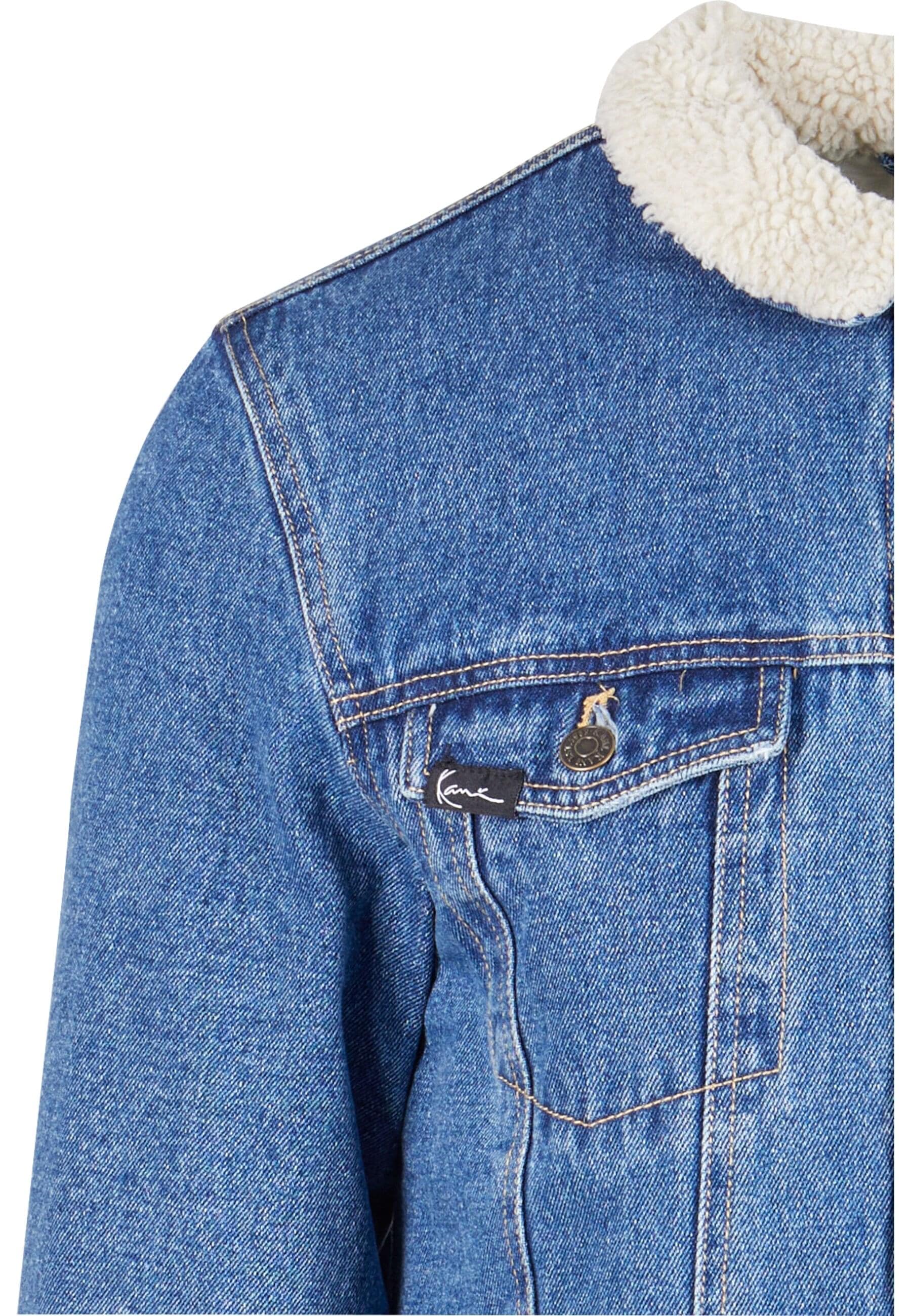 Karl Kani Jeansjacke »Karl Kani Herren KM224-062-1 KK Old English Denim Jacket«, (1 St.), ohne Kapuze