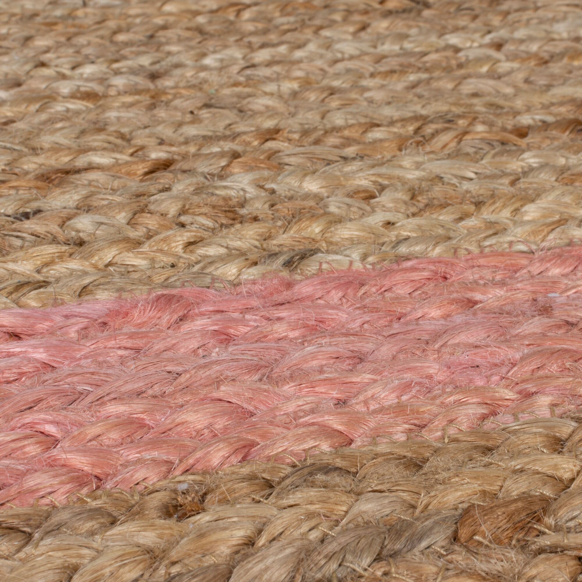 FLAIR RUGS Teppich »Grace«, rechteckig, 4 mm Höhe, Jute Teppich mit Wellenschliff